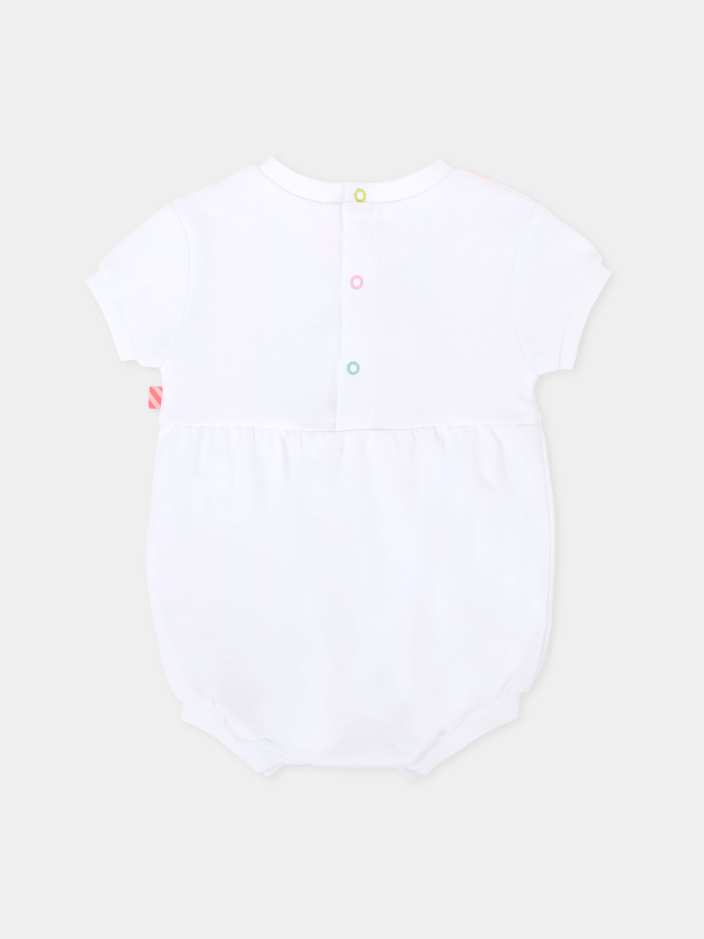 Pagliaccetto bianco per neonata con cuori,Billieblush,U21003 10P