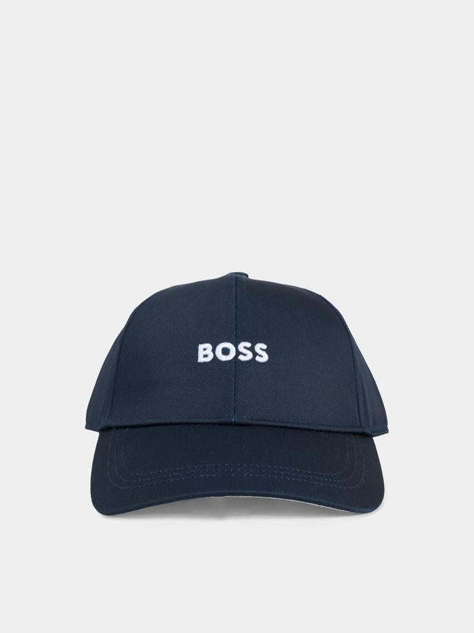 Cappello blu per bambino con logo,Boss,J51685 849