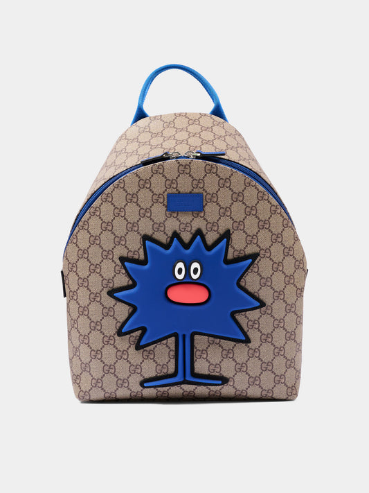 Zaino beige per bambini con Mr. Sneeze,Gucci Kids,851222 FAFO8 9857