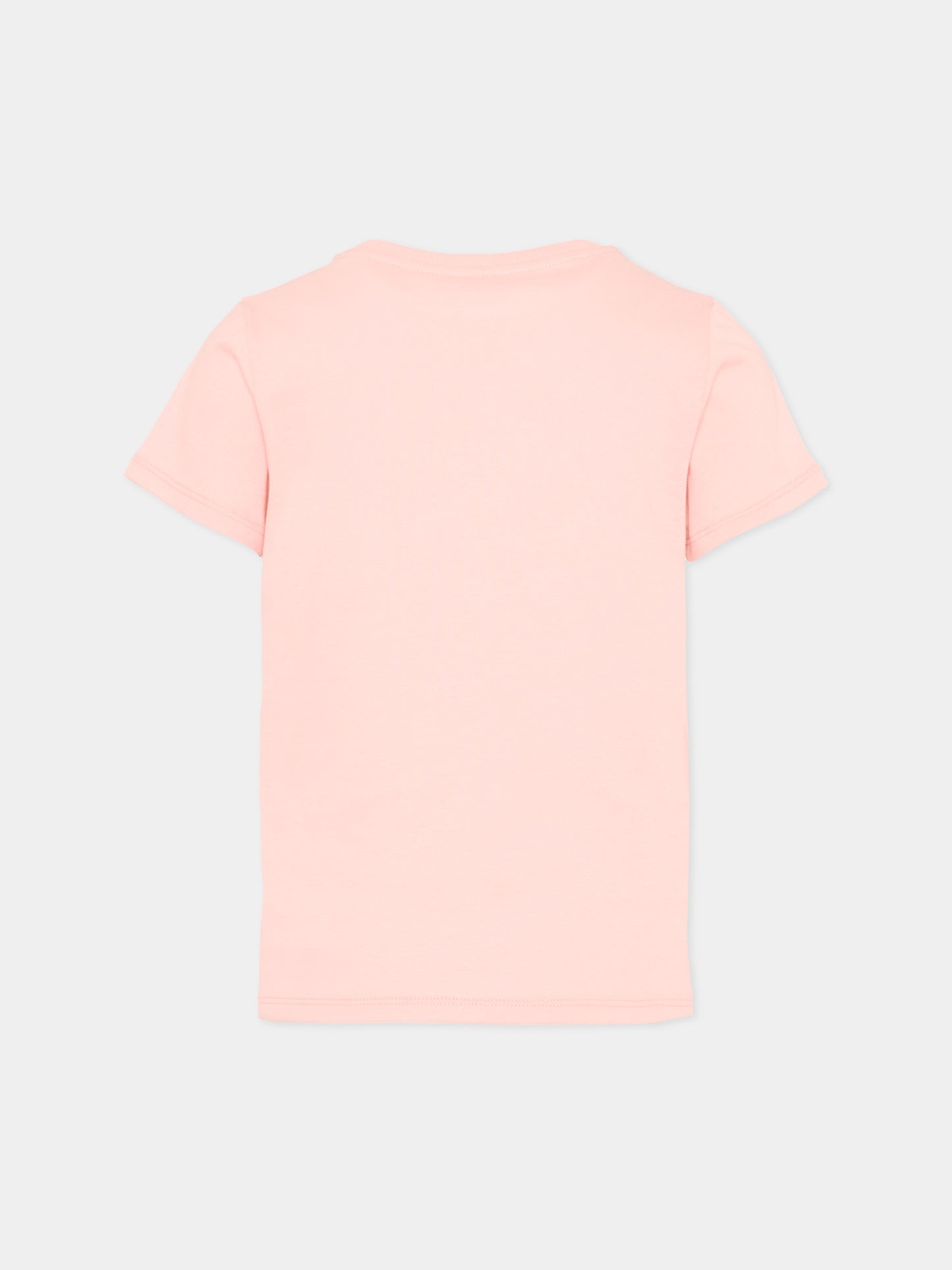 T-shirt rosa per bambina con logo,Gucci Kids,547559 XJHO5 5967