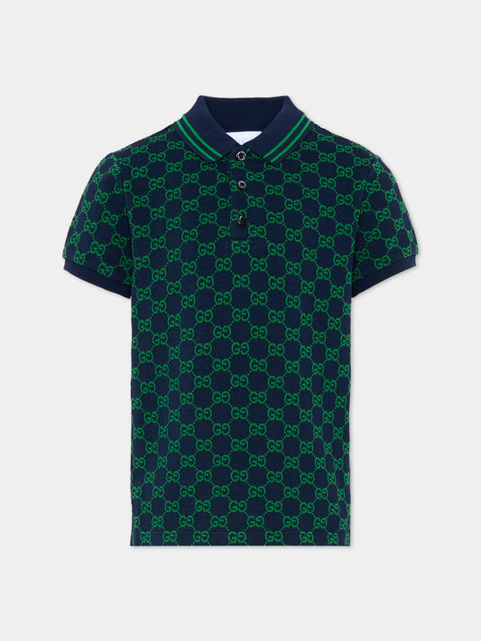 Polo multicolor GG per bambini