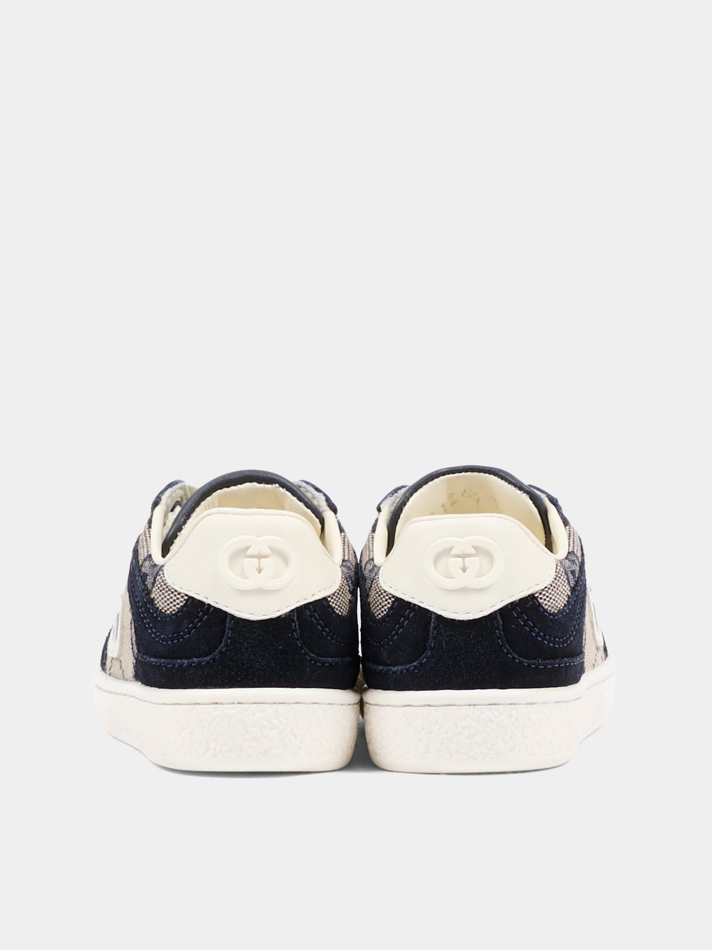 Sneakers G74 blu per neonati e bambini con GG,Gucci Kids,812673 AAE2T 4056