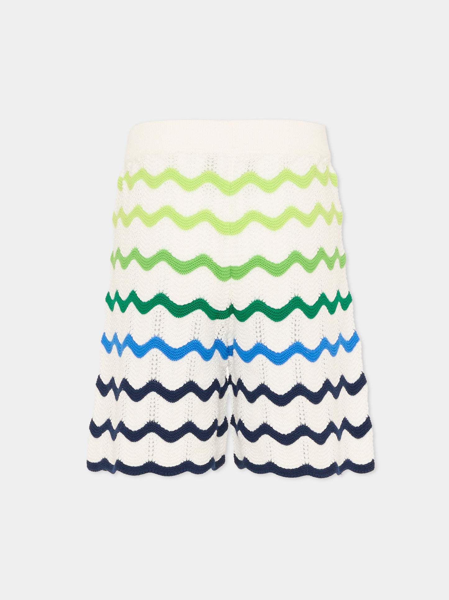 Shorts multicolor per bambino con logo,Casablanca,KSP26 KW 970 02 EX BC