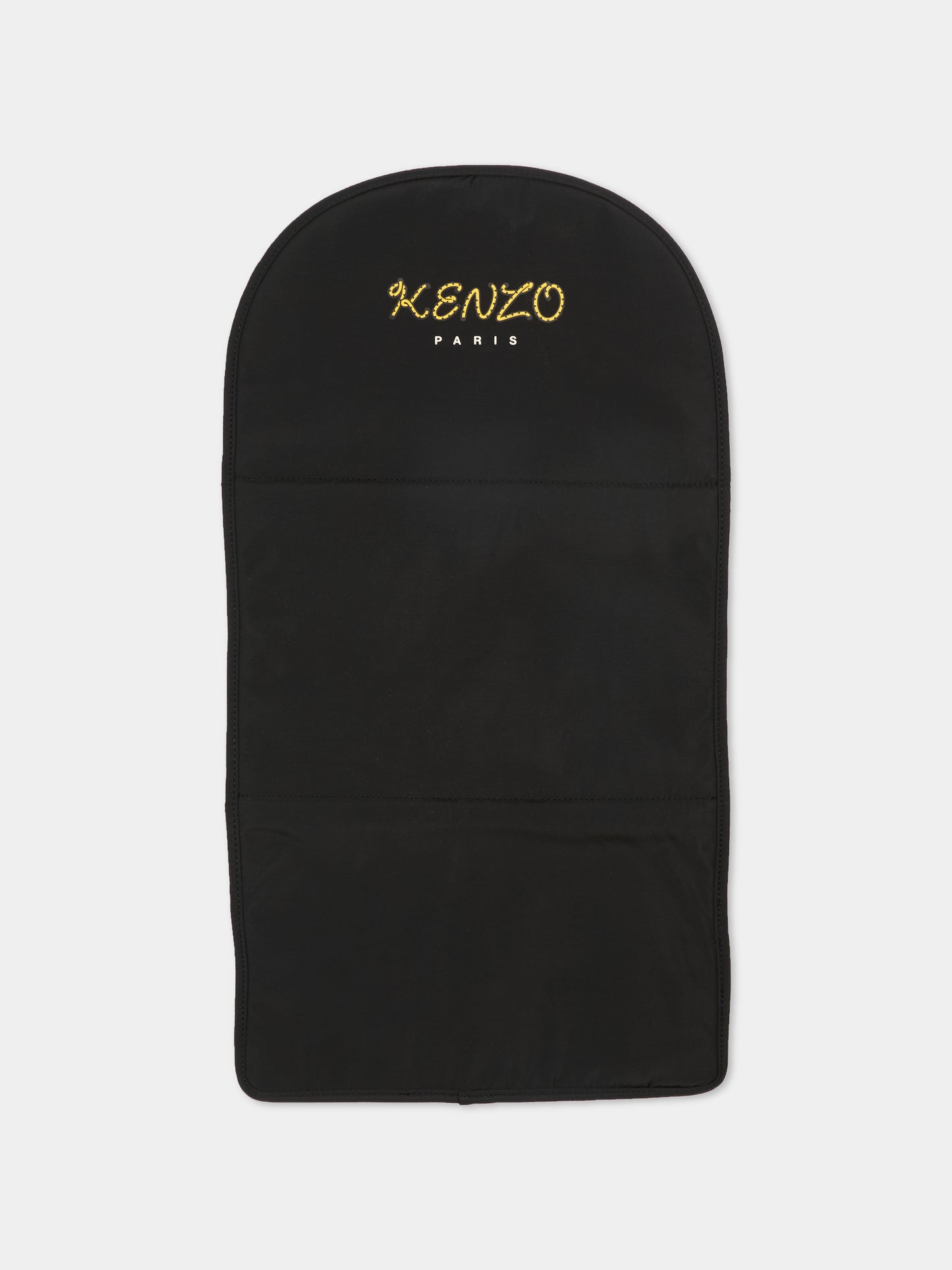 Borsa mamma nera per neonati con logo,Kenzo Kids,K61828 095