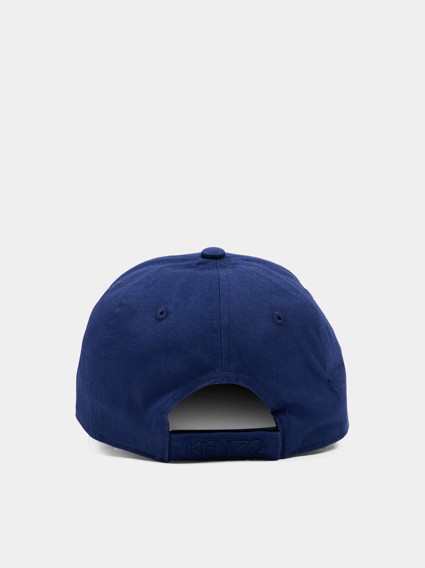 Cappello blu per bambini con logo Tiger,Kenzo Kids,K61831 84N