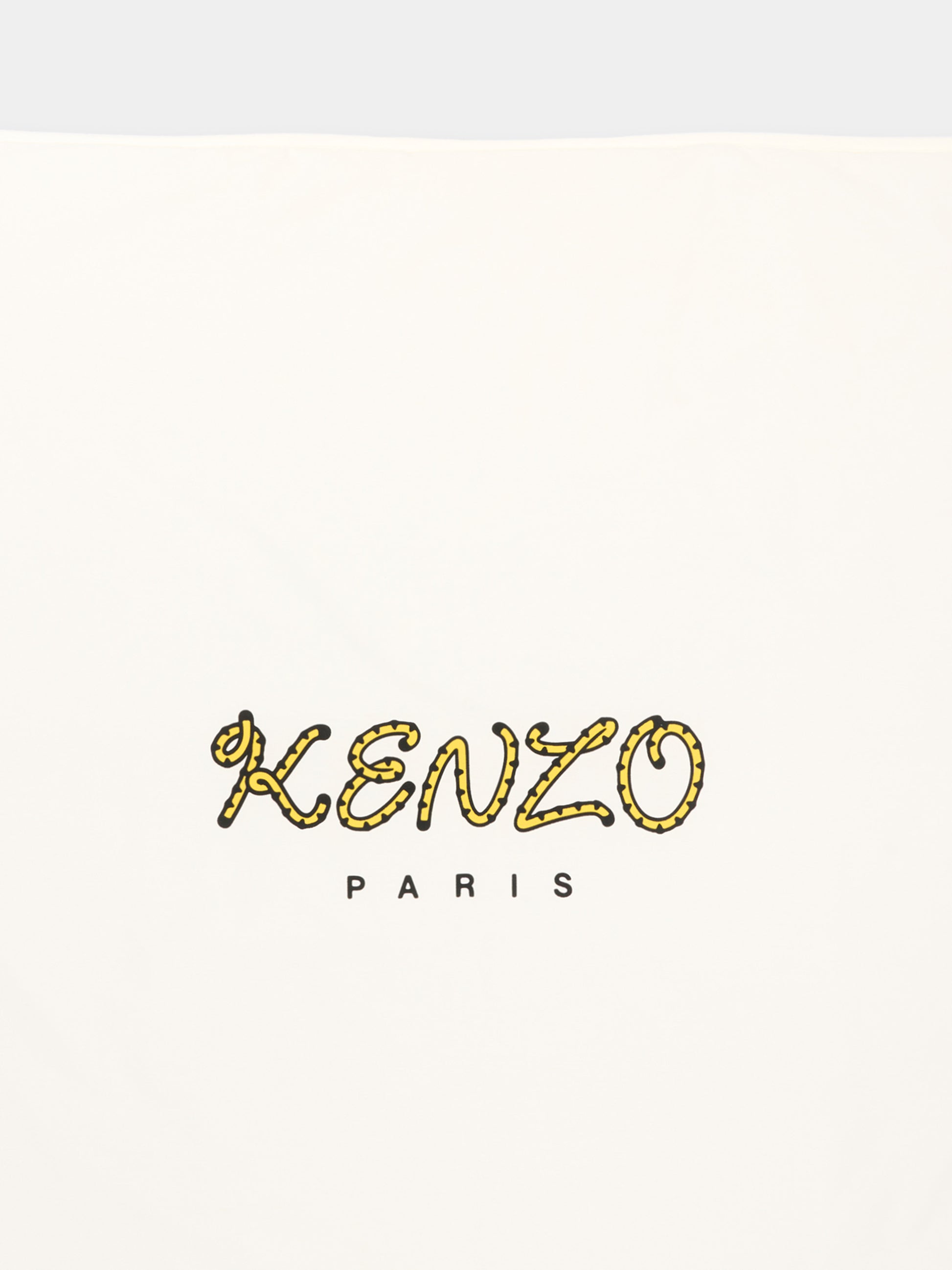 Coperta avorio per neonati con logo,Kenzo Kids,K61858 117