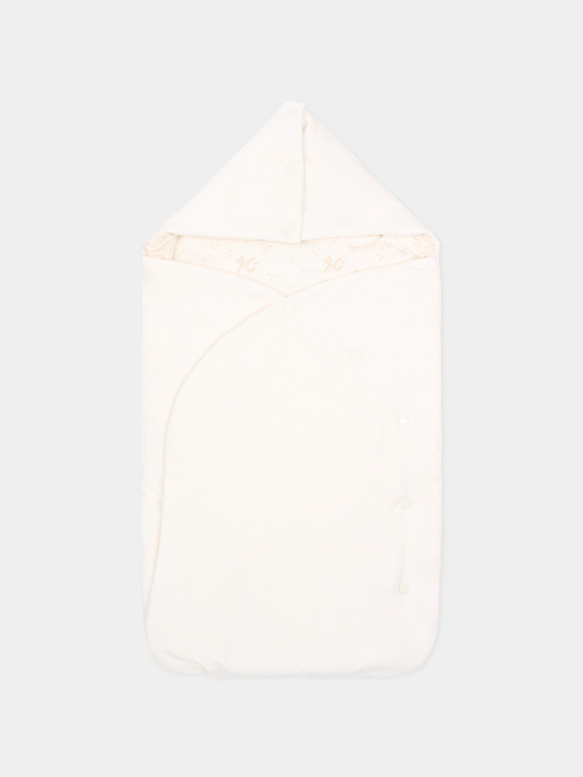 Sacco nanna avorio per neonati con logo tigre,Kenzo Kids,K61859 117