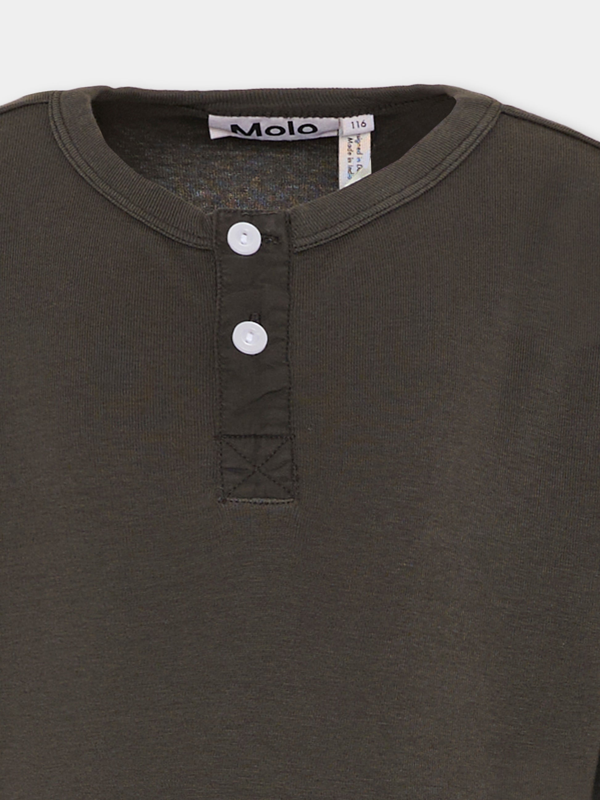 T-shirt Riff nera per bambino,Molo,1S26A407 5619