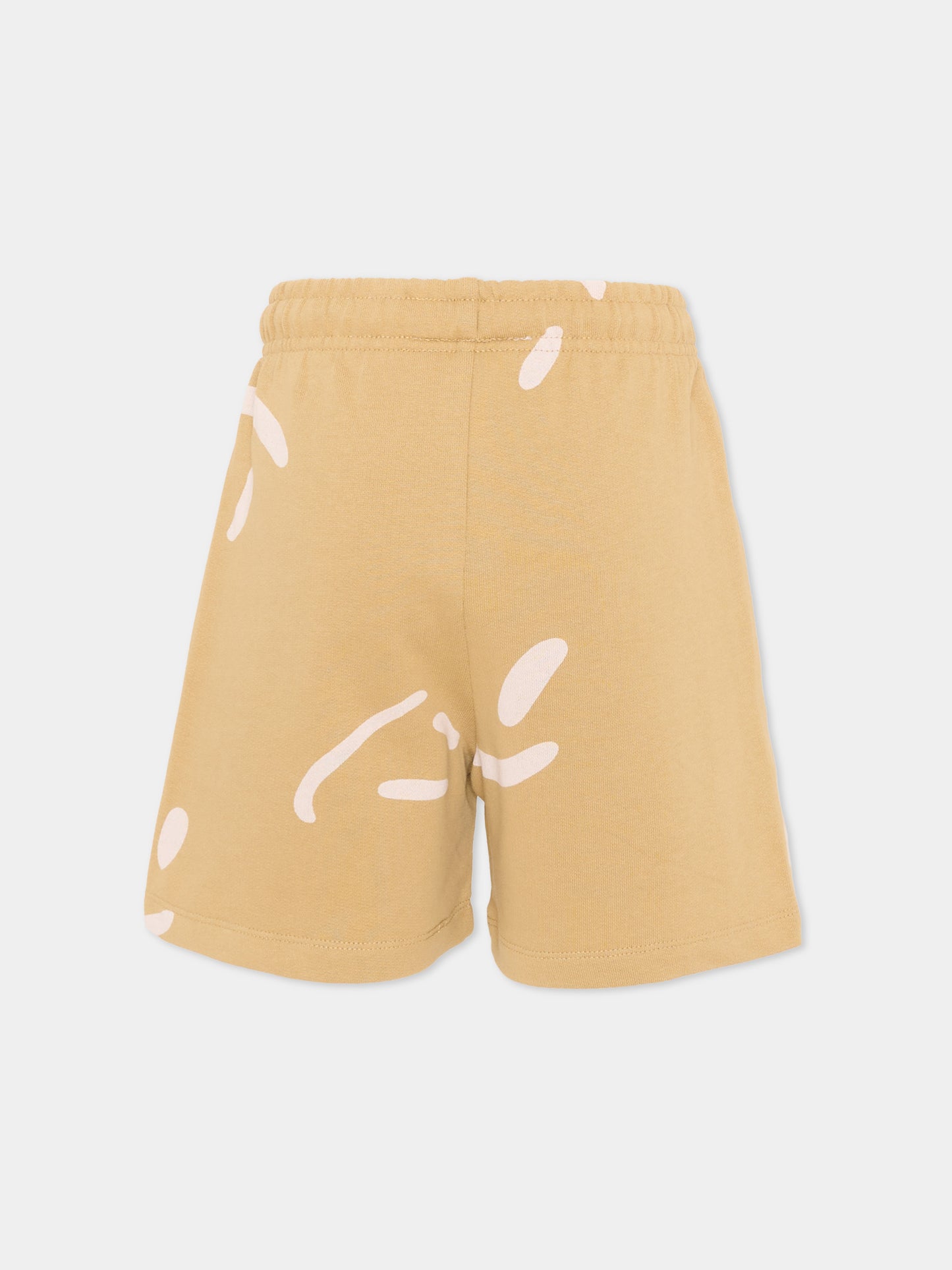 Shorts sportivi beige Amil per bambino con stampa,Molo,1S26H206 9594