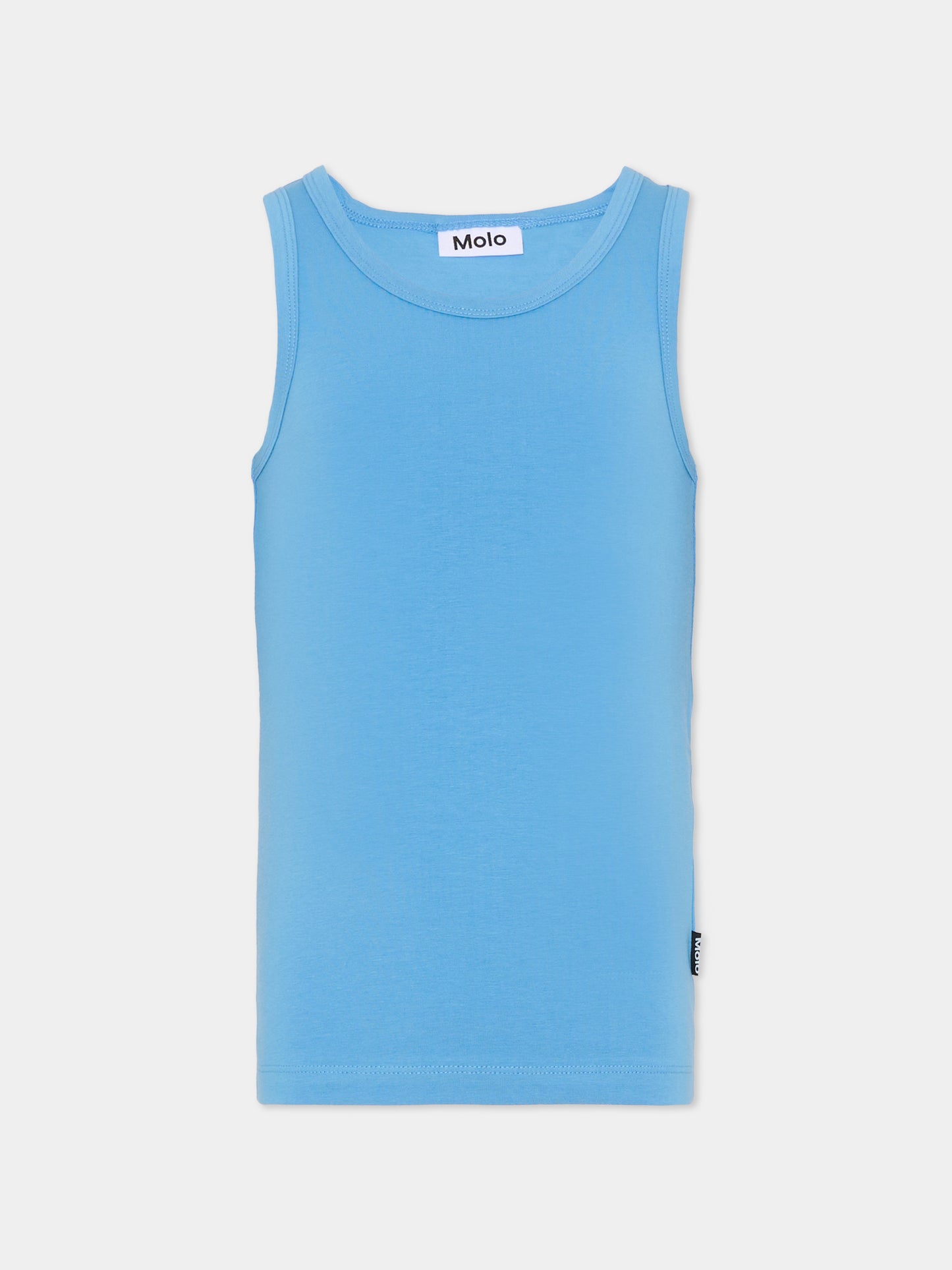 Set canottiere Jayden azzurro per bambino con smile,Molo,1S26Q101 9749