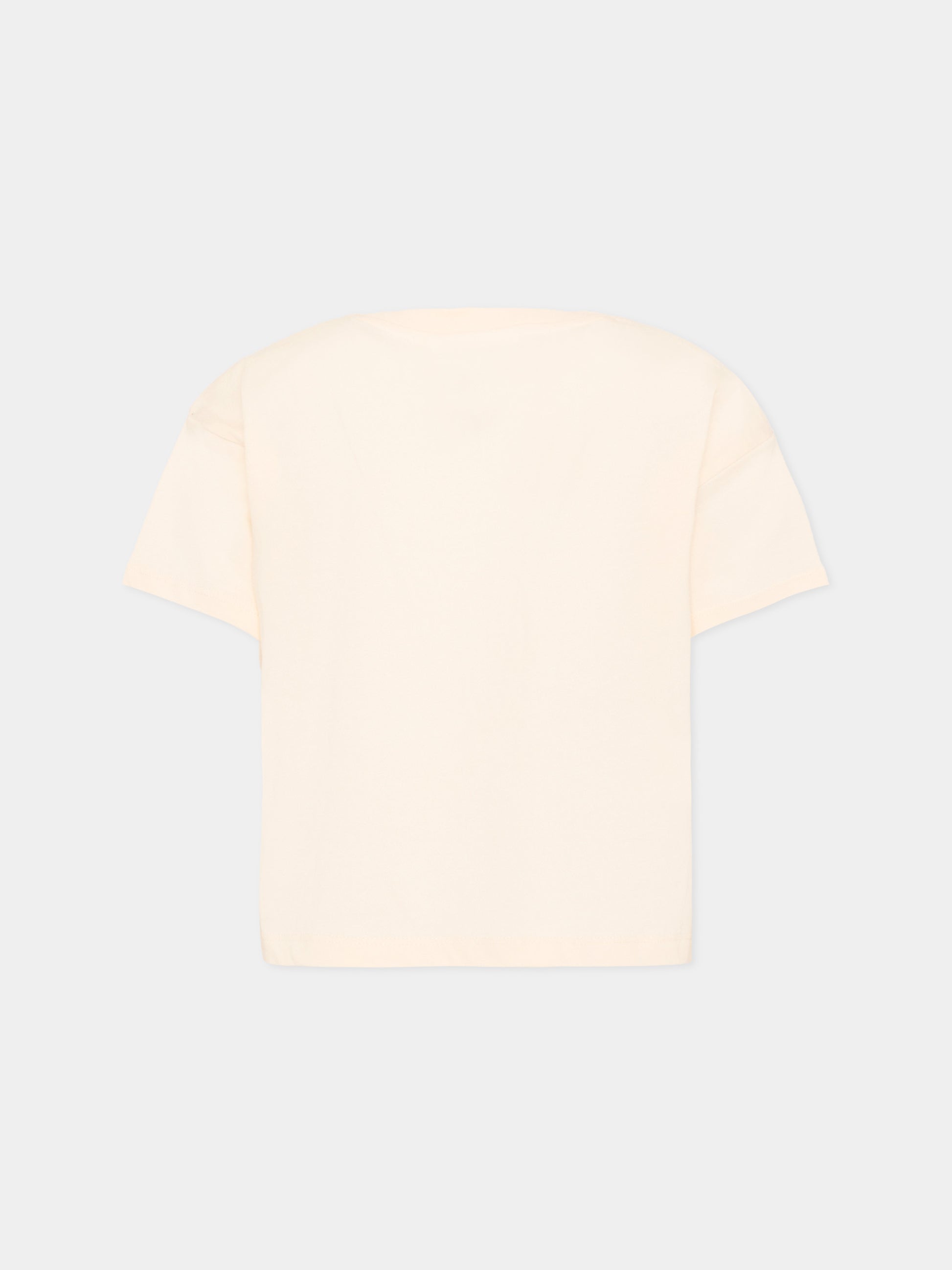 T-shirt avorio Reinette per bambina con macarons,Molo,2S26A210 2444