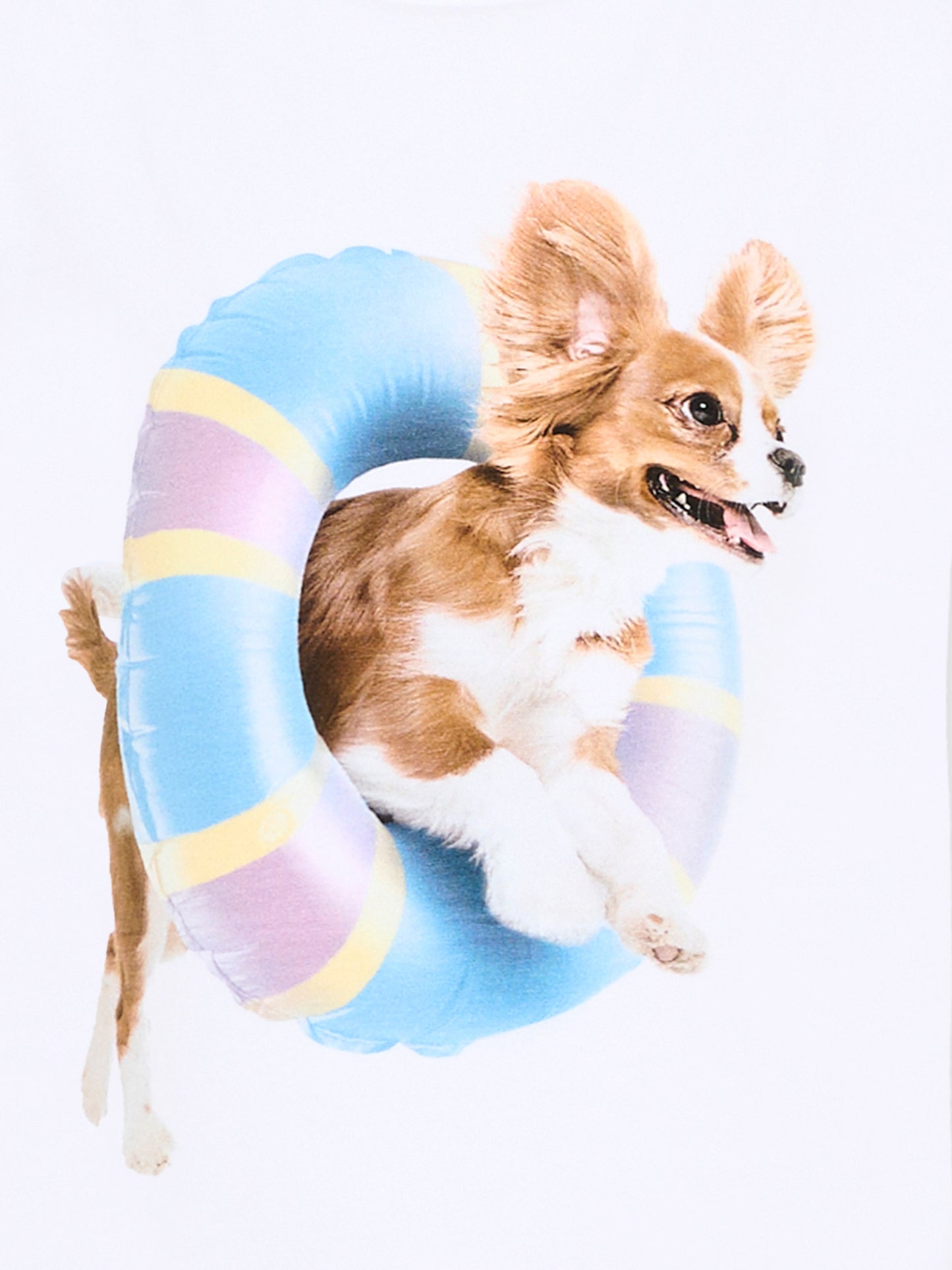 T-shirt bianca Ragnhilde per bambina con stampa cani,Molo,2S26A212 5666