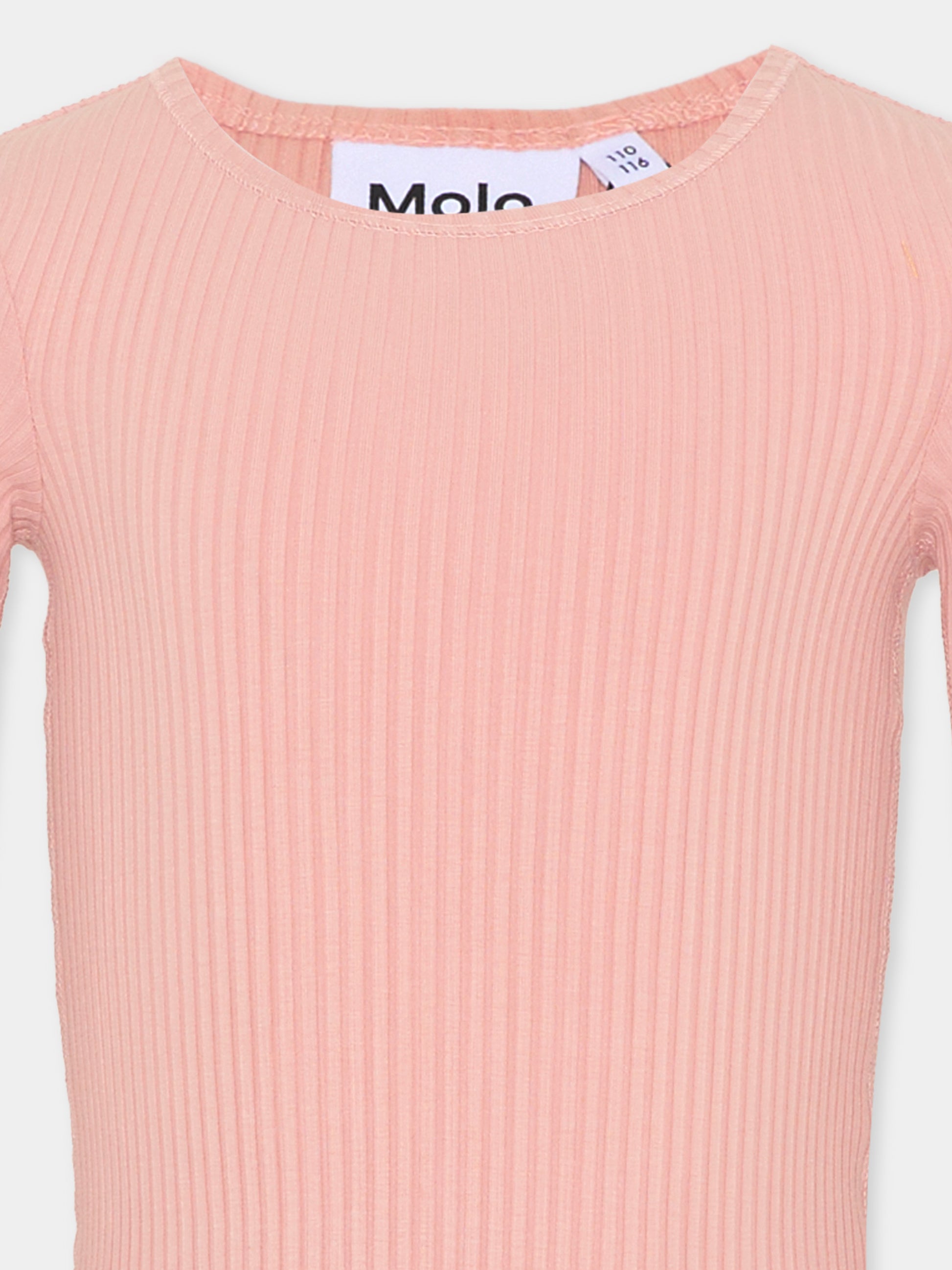 T-shirt Rochelle rosa per bambina,Molo,2S26A406 8058