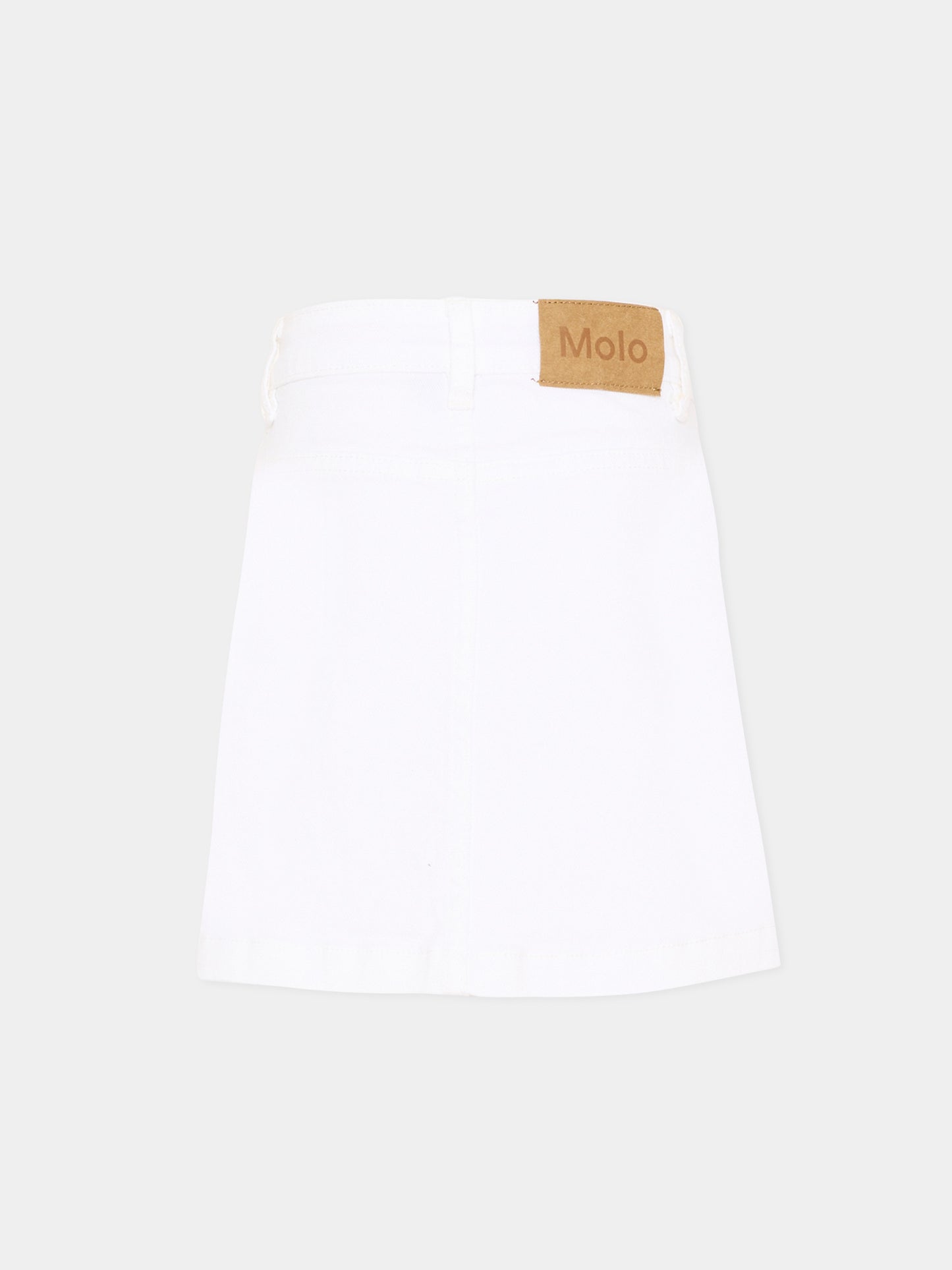 Gonna bianca Bera per bambina,Molo,2S26D125 5636