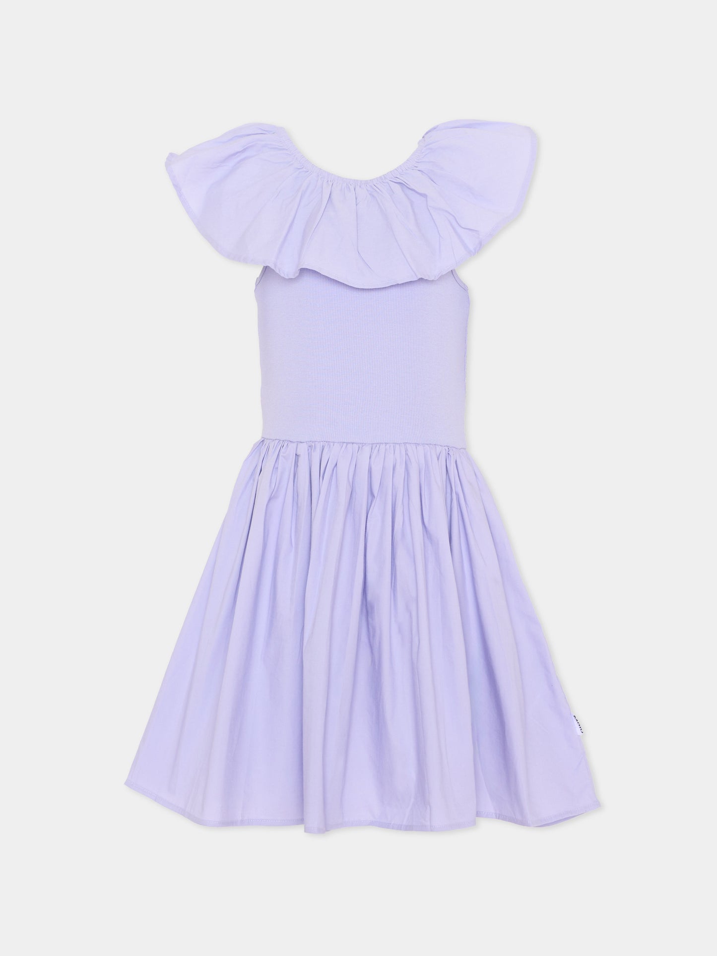 Vestito lilla Christal per bambina con volant,Molo,2S26E105 5622