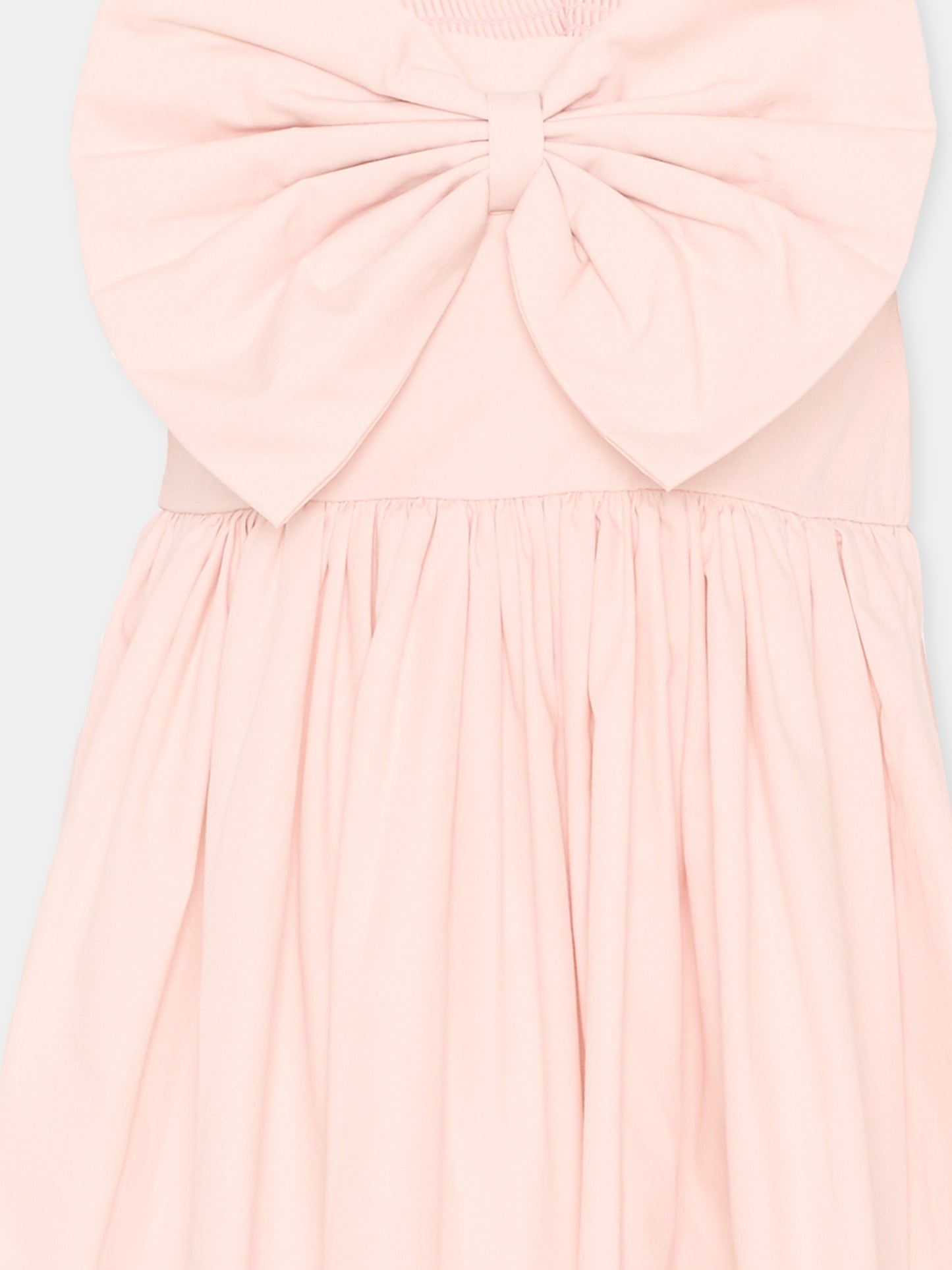 Abito rosa Caysi per bambina con maxi fiocco,Molo,2S26E140 5647