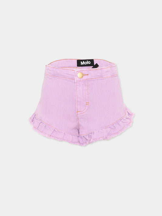 Shorts lilla Agnetha per bambina,Molo,2S26H114 5640