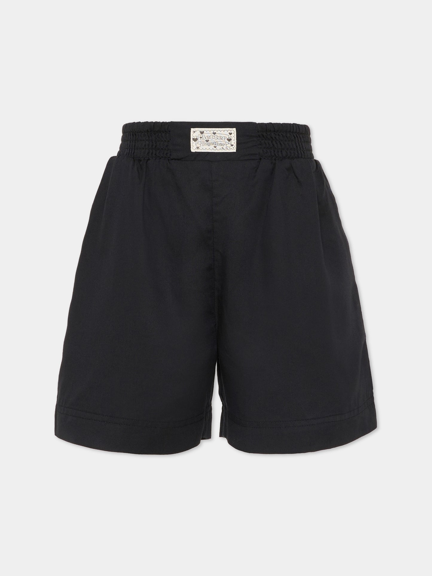 Shorts Alessia neri per bambina,Molo,2S26H302 0099