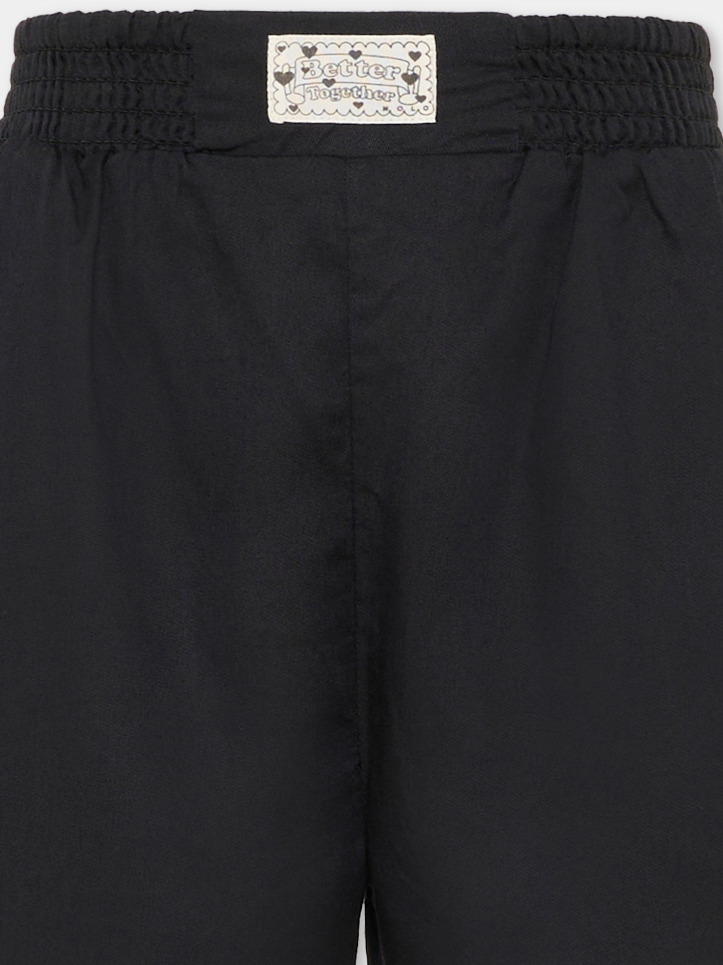 Shorts Alessia neri per bambina,Molo,2S26H302 0099
