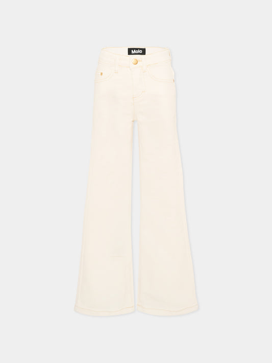 Jeans avorio Asta per bambina,Molo,2S26I119 5474