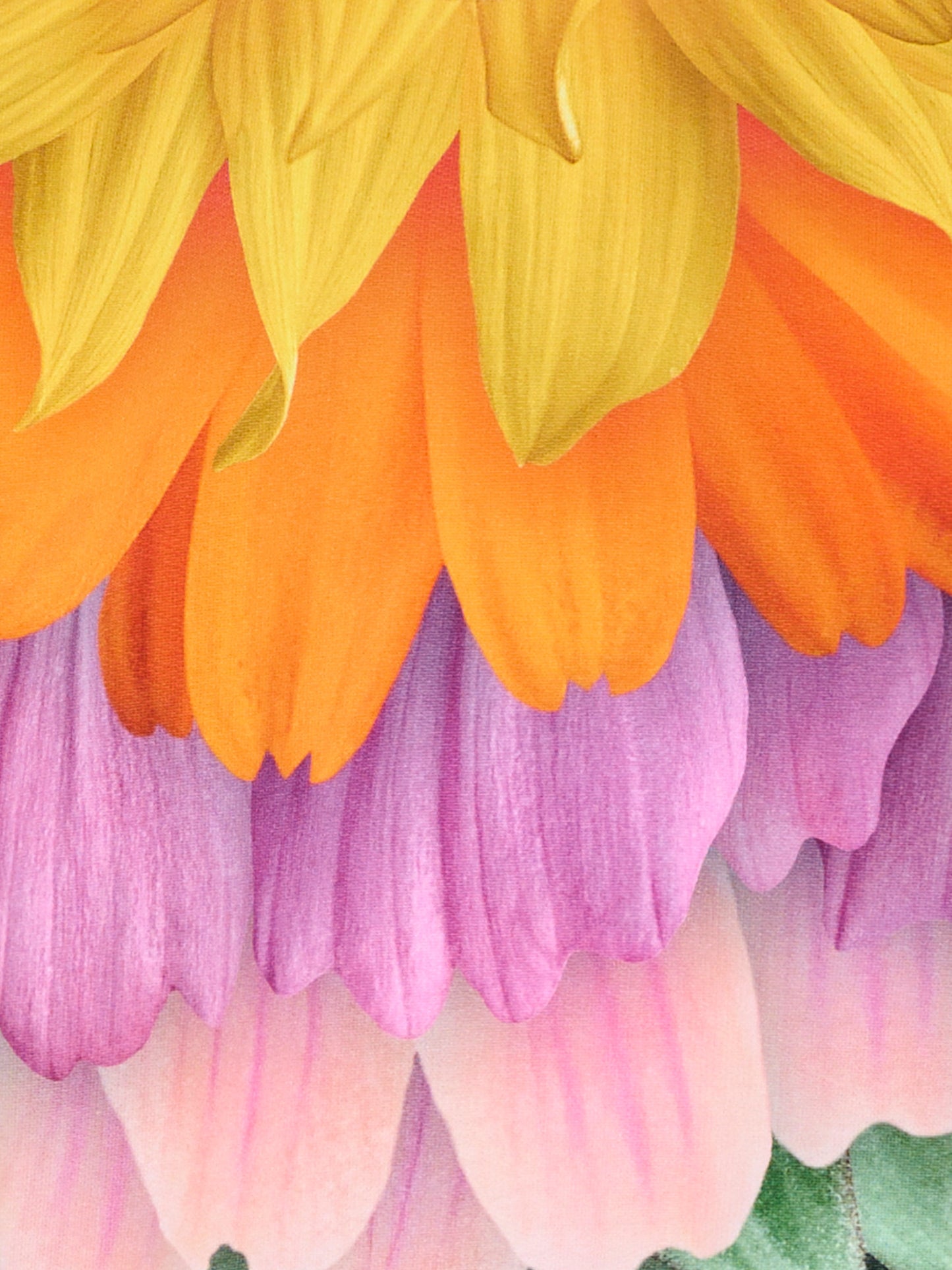 Felpa Maxi multicolor per bambina con petali,Molo,2S26J204 9824