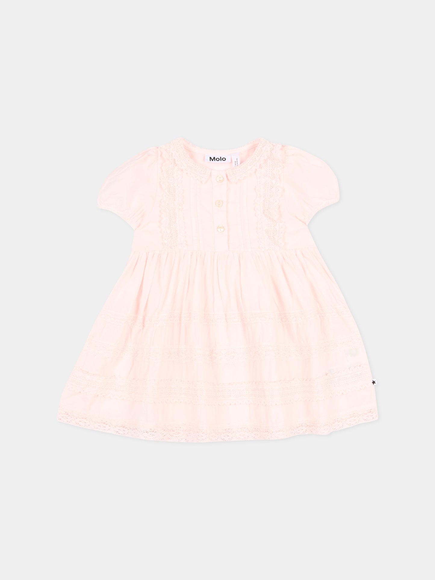 Vestito rosa Carnation per neonata,Molo,4S26E120 5647