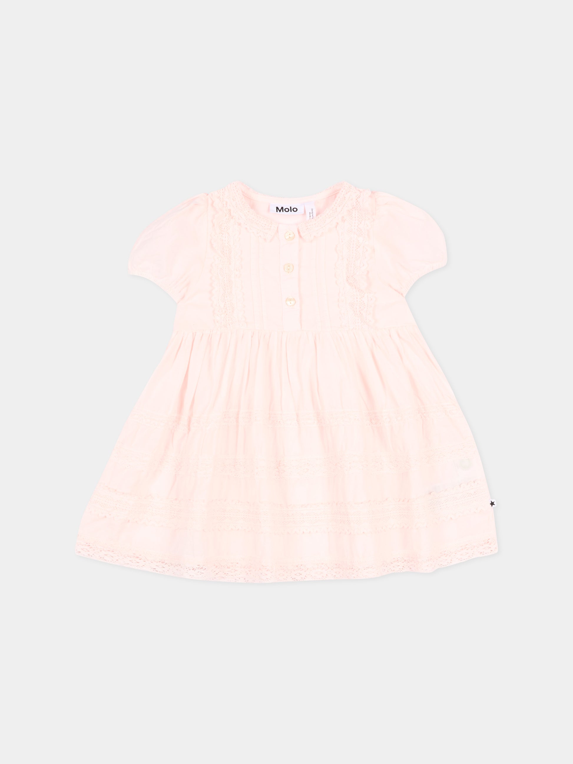 Vestito rosa Carnation per neonata,Molo,4S26E120 5647