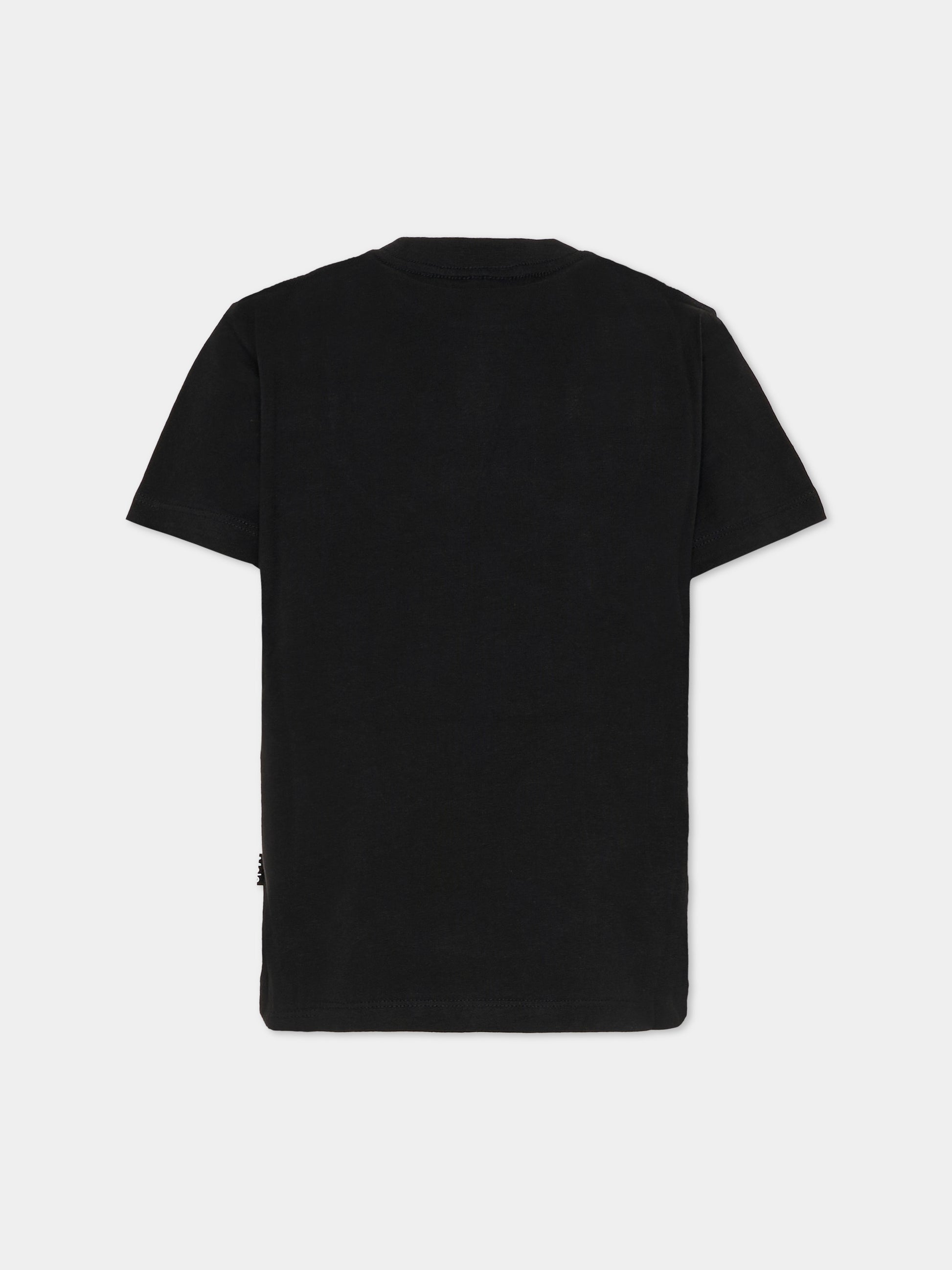 T-shirt Roxo nera per bambini con smile,Molo,6S26A201 0099