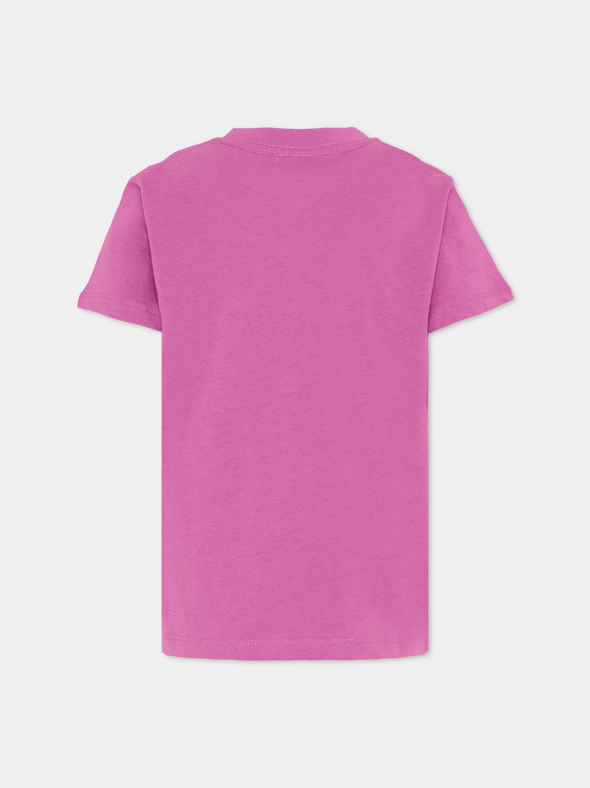 T-shirt Roxo viola per bambina con smile,Molo,6S26A201 5627