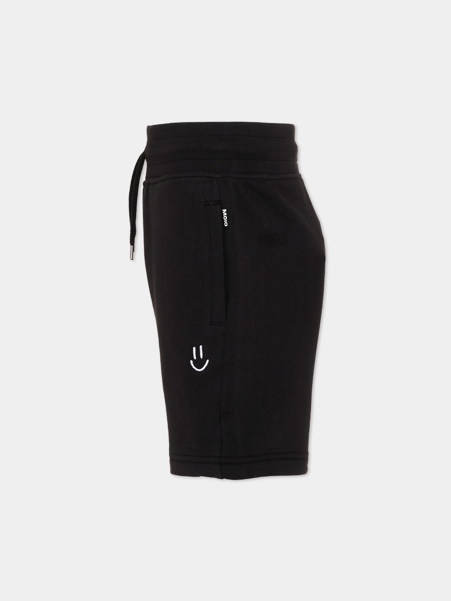 Shorts sportivi neri Alw per bambini,Molo,6S26H201 0099