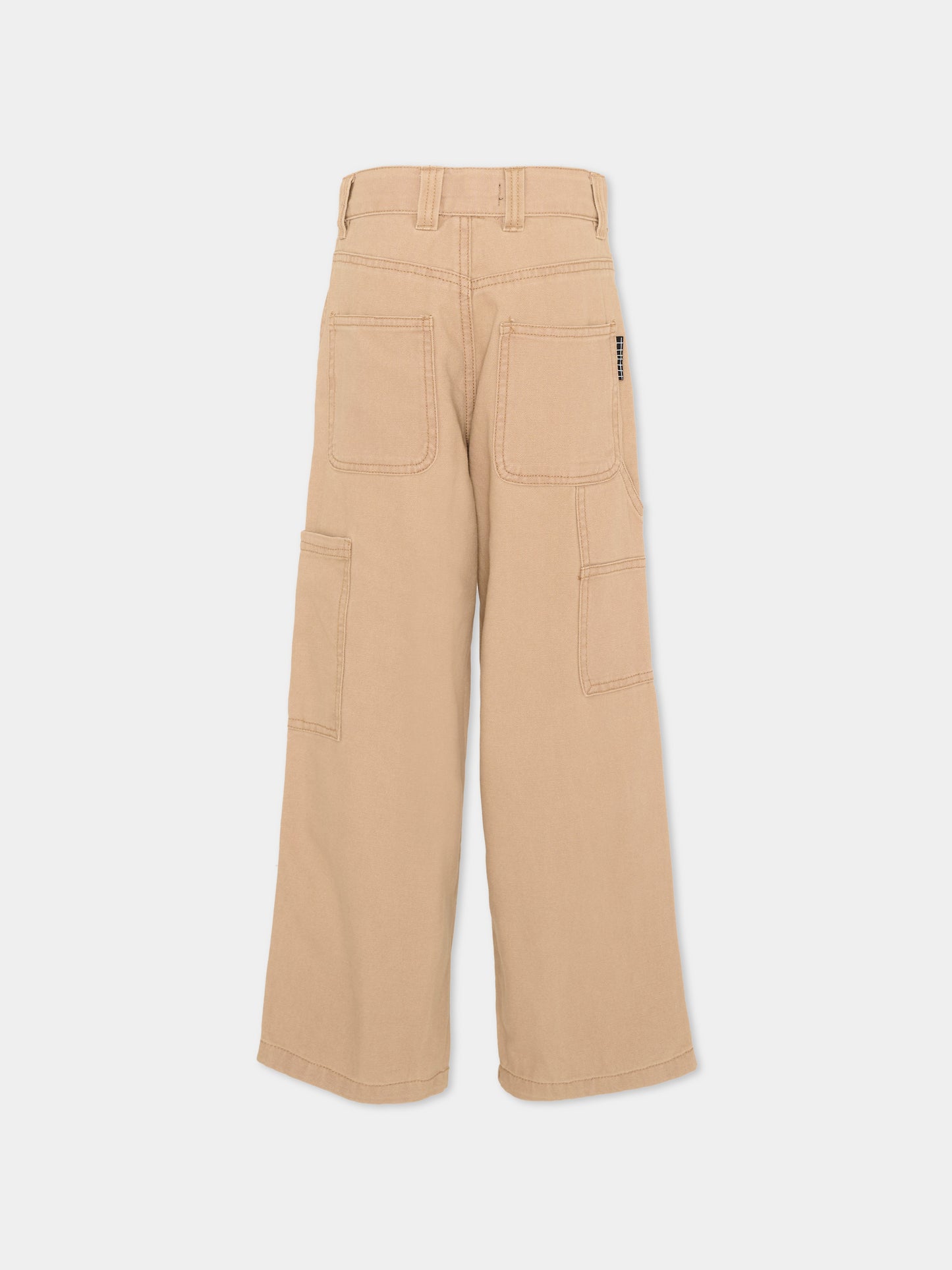 Jeans marroni Archer per bambini,Molo,6S26I106 5631