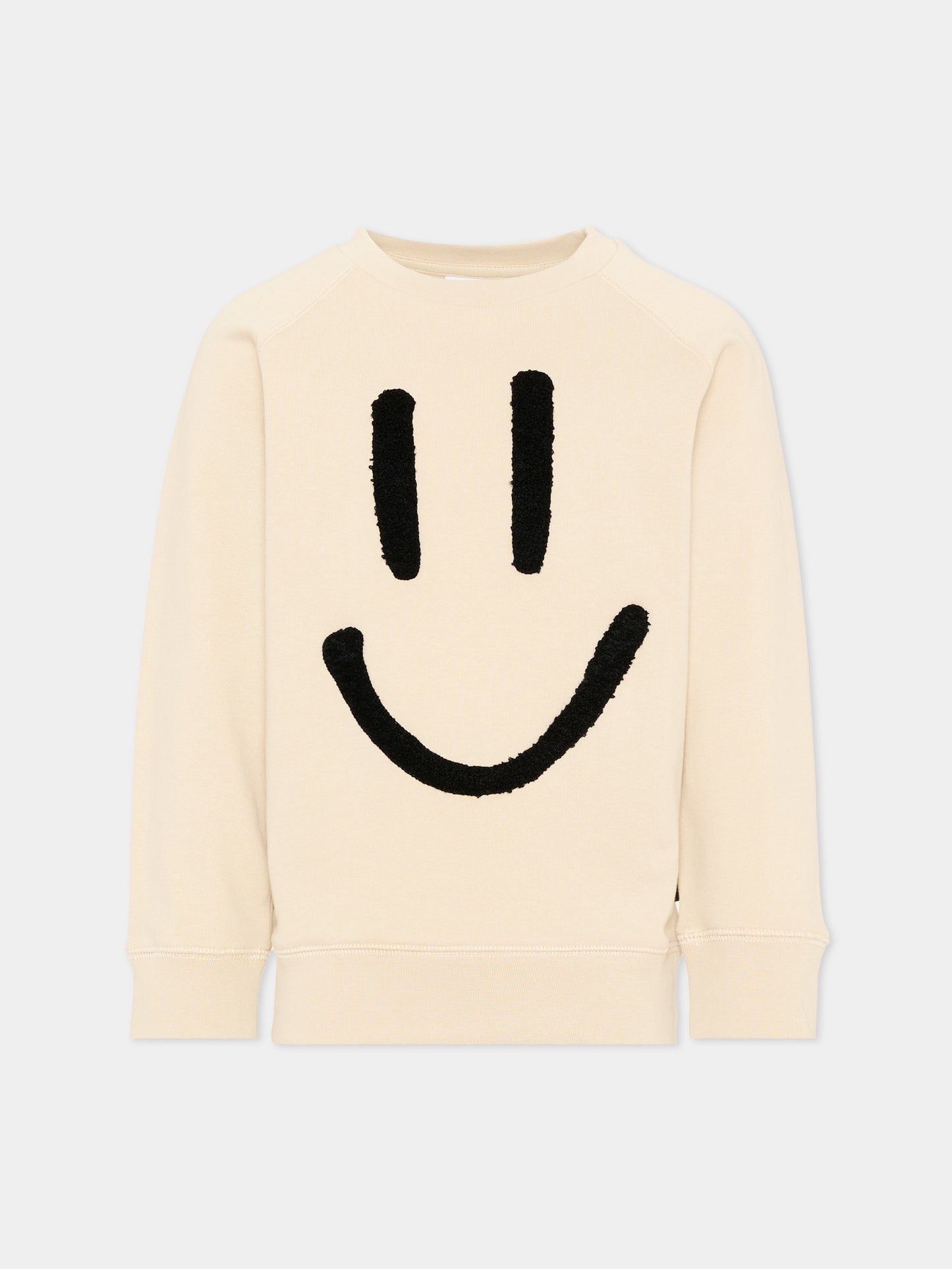 Felpa beige Mike con smile,Molo,6S26J201 8894