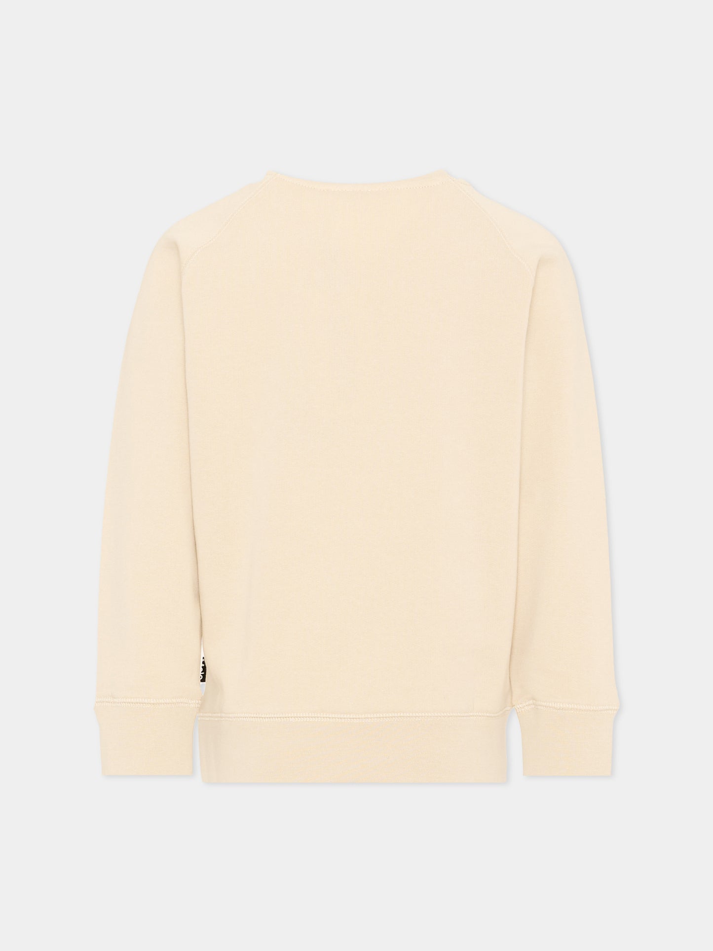 Felpa beige Mike con smile,Molo,6S26J201 8894