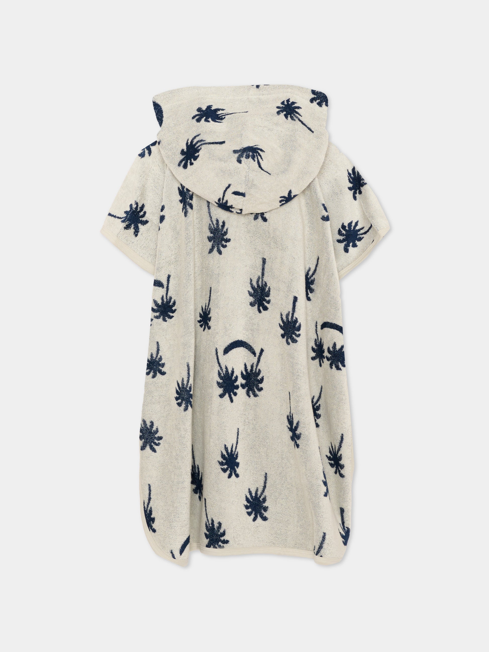 Accappatoio grigio Beach Cover Up per bambino con palme,Molo,7S26Y101 9519