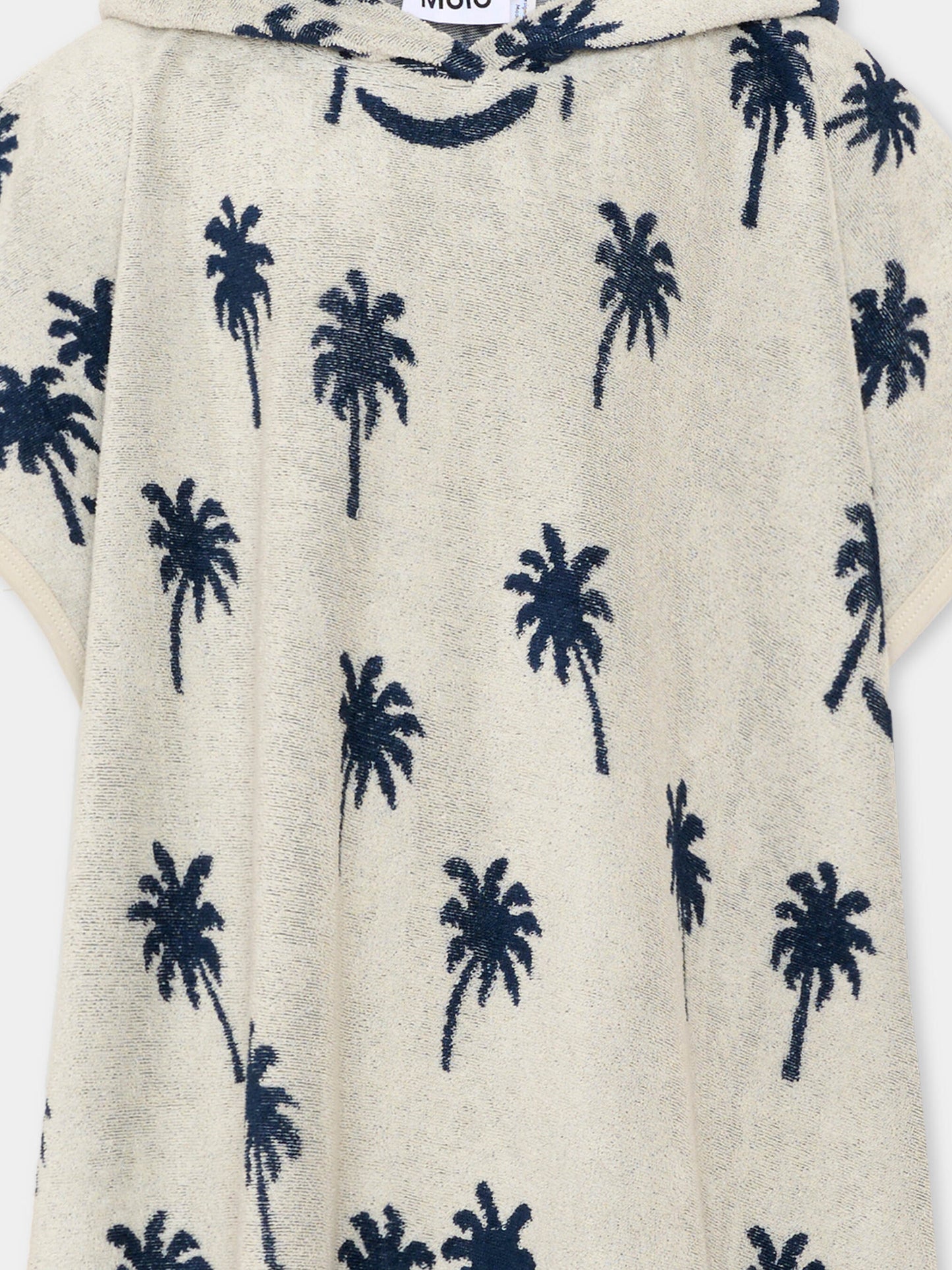 Accappatoio grigio Beach Cover Up per bambino con palme,Molo,7S26Y101 9519