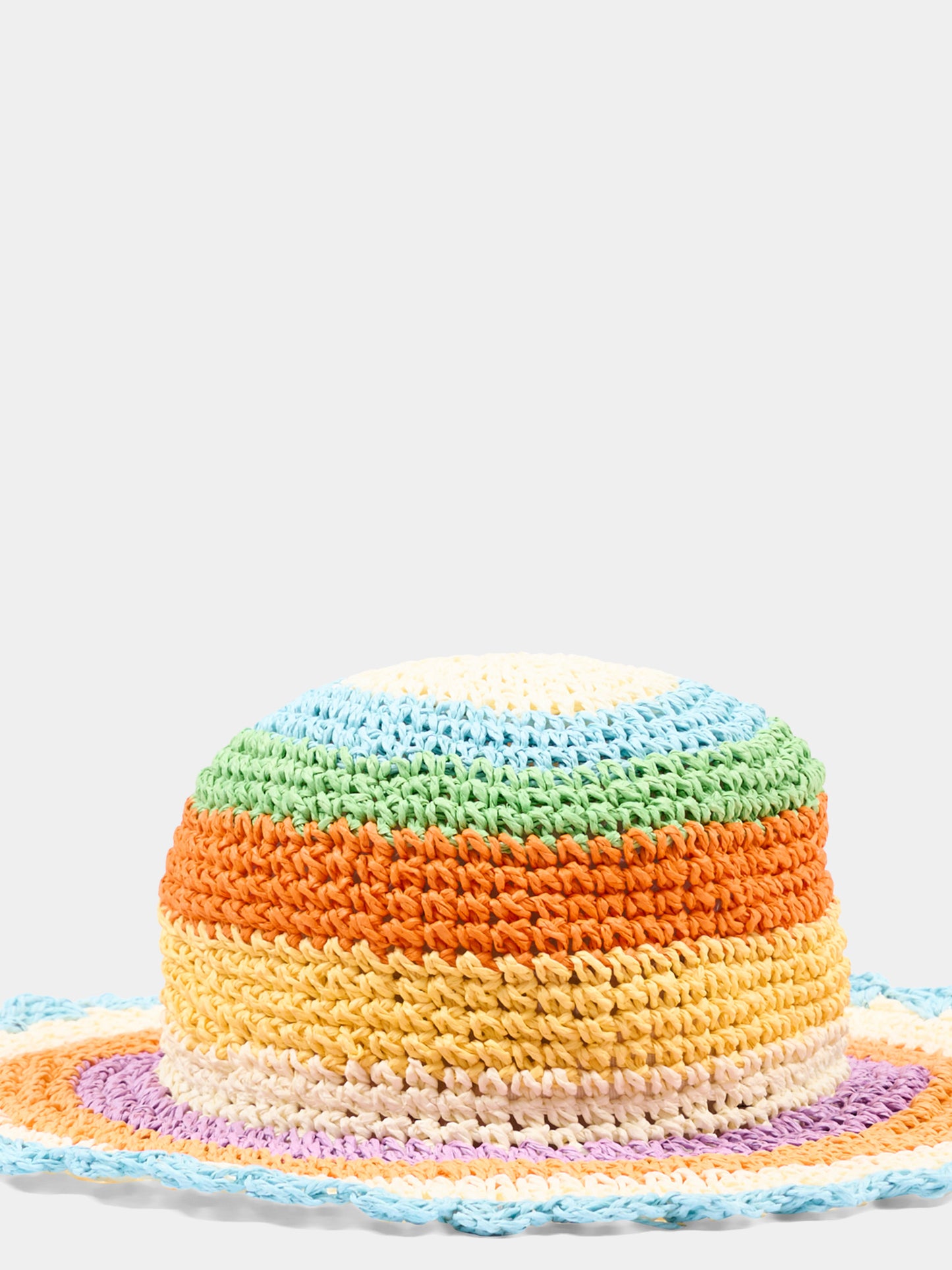 Cappello multicolor Scallop Straw per bambina,Molo,7S26Y310 9525