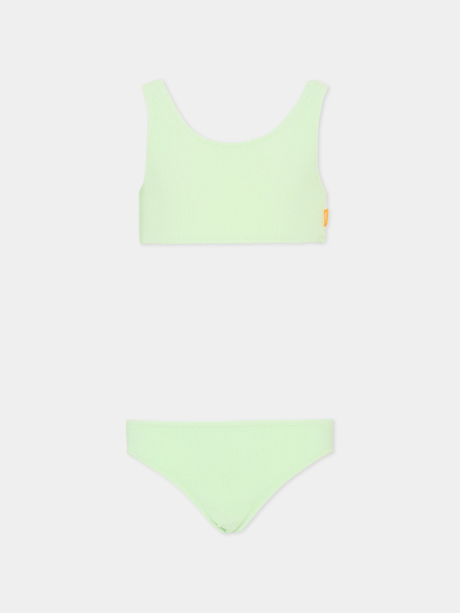 Bikini Nola Crepe verde per bambina,Molo,8S26P106 5610