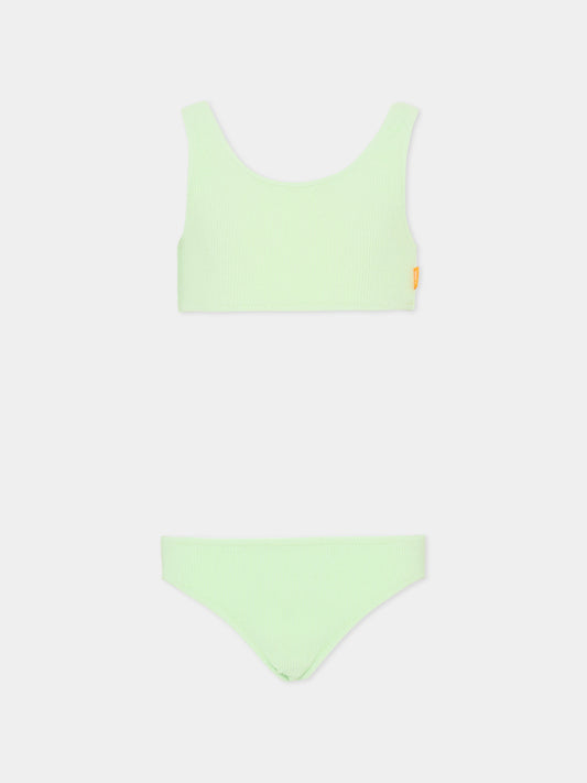 Bikini Nola Crepe verde per bambina,Molo,8S26P106 5610