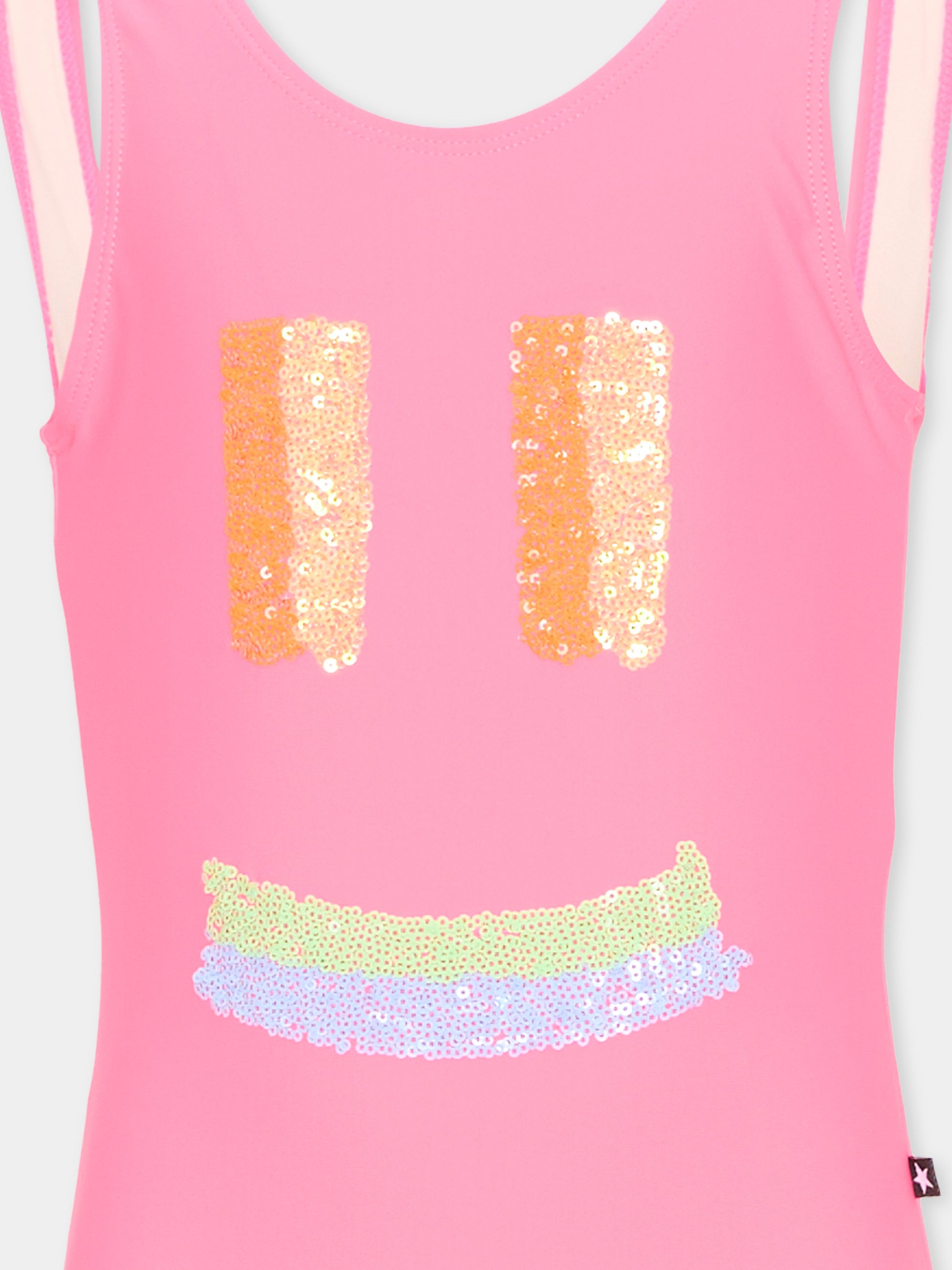 Costume fucsia Nika per bambina con smile,Molo,8S26P509 5223