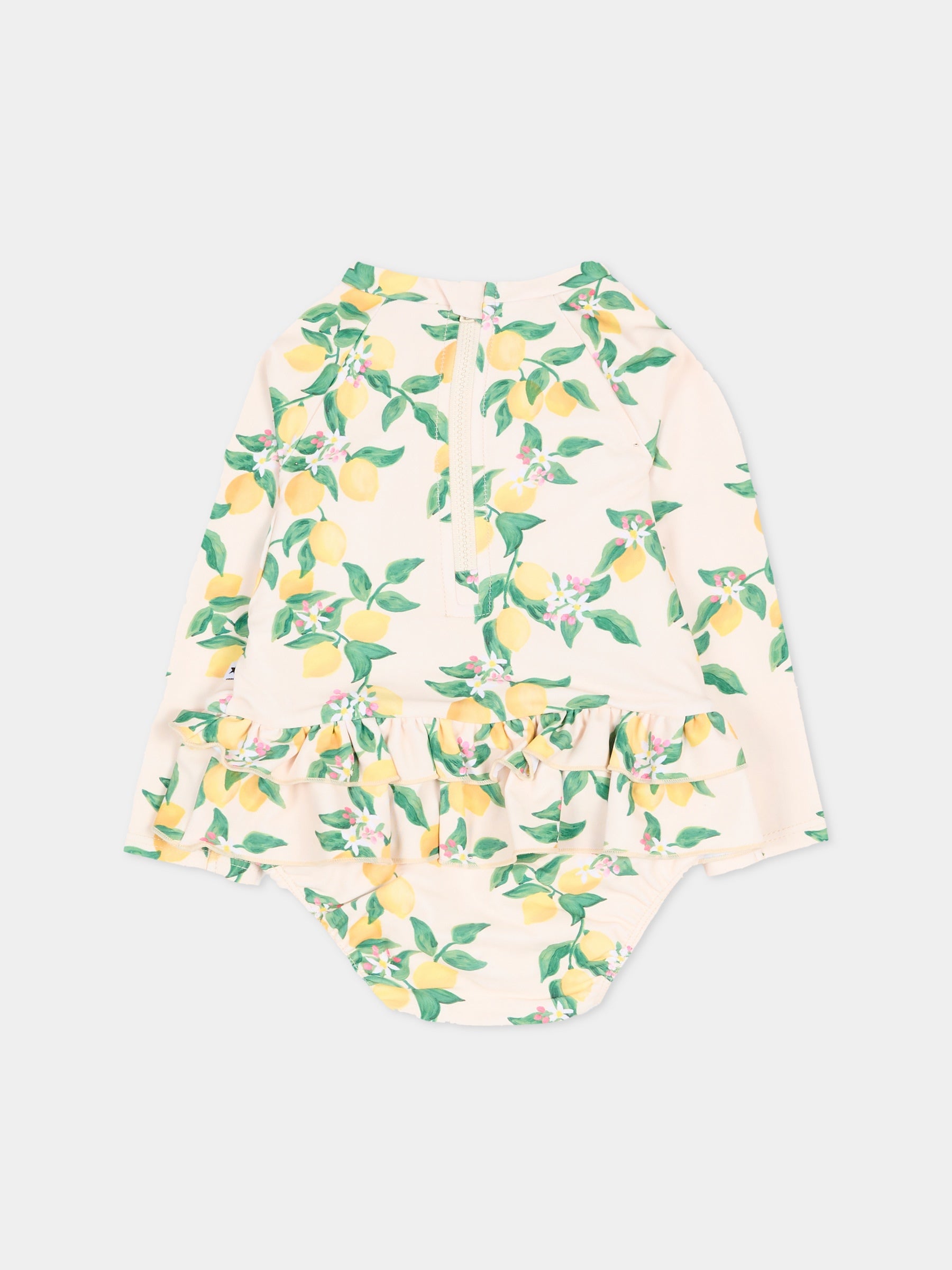 Costume intero Narice Anti UV multicolor per neonata con limoni,Molo,8S26P525 9516