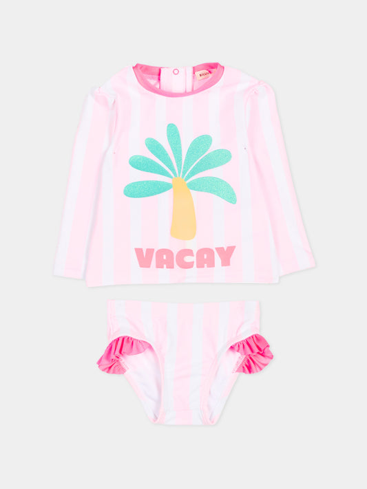 Set Anti UV rosa per neonata,Billieblush,U21795 44L