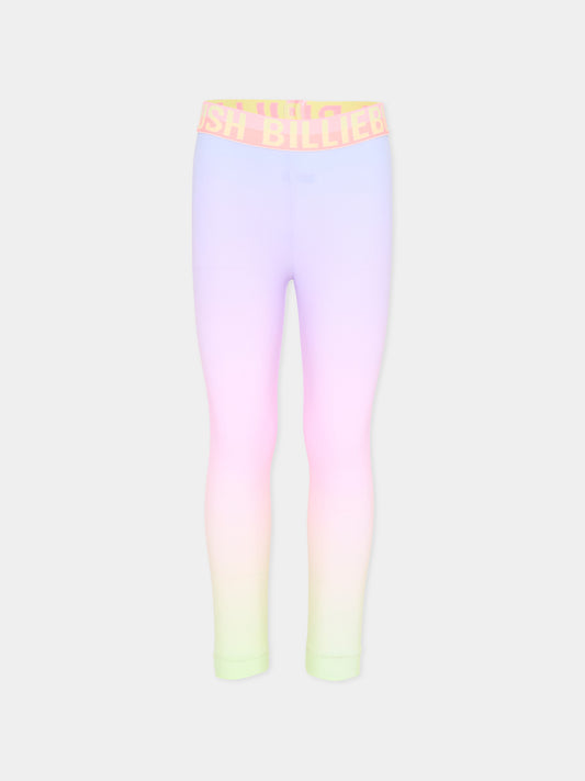 Leggins multicolor per bambina,Billieblush,U21856 Z41