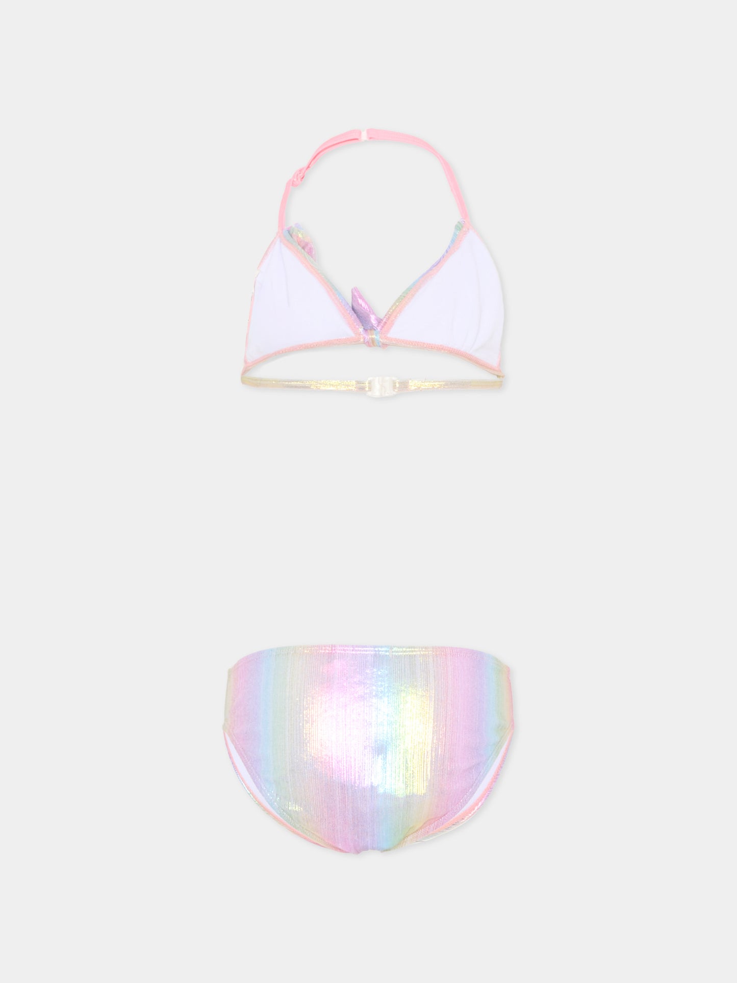 Slip e bikini multicolor per bambina,Billieblush,U21974 Z41