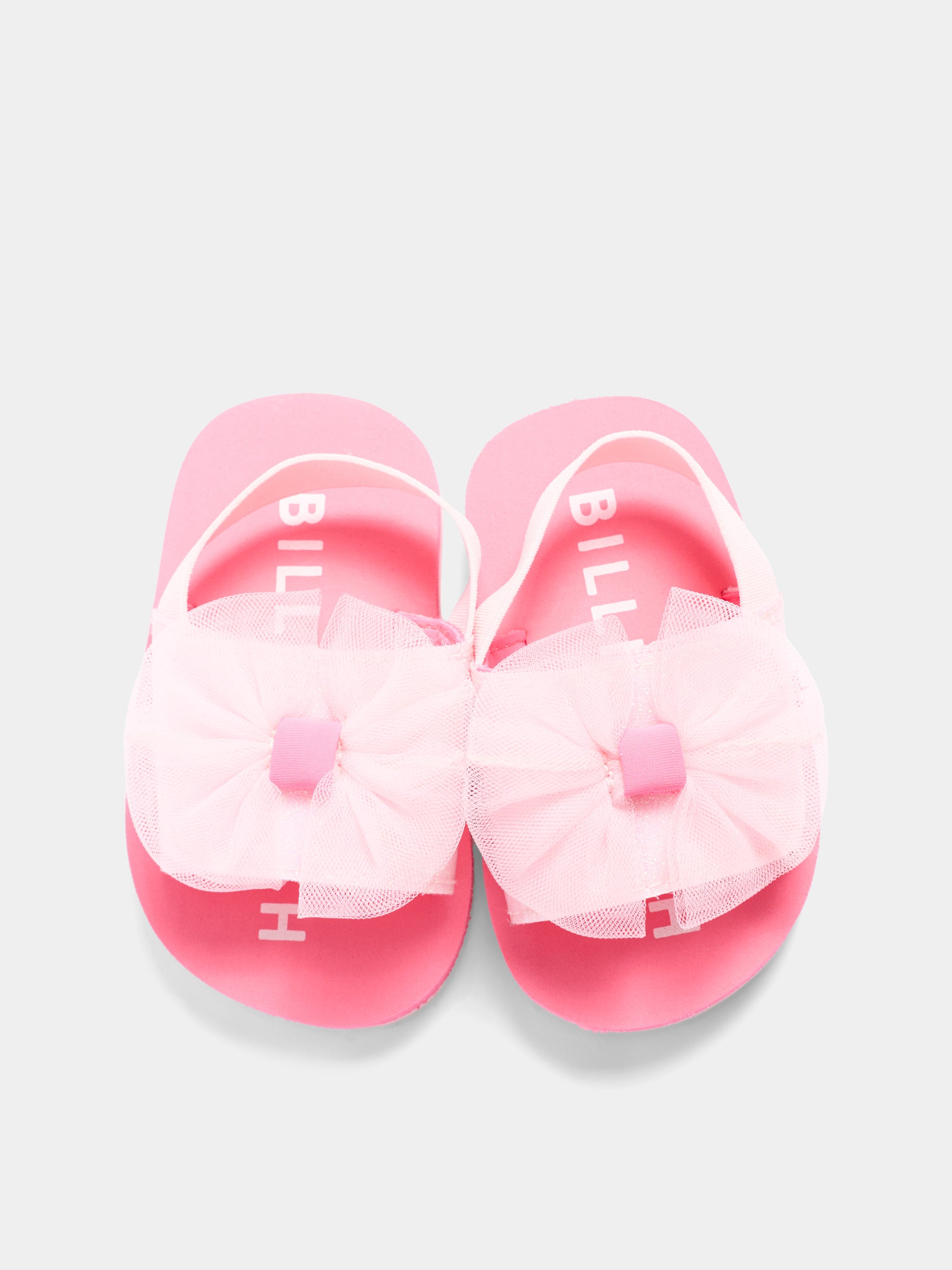 Sandali rosa per neonata con maxi fiocco,Billieblush,U22007 44L