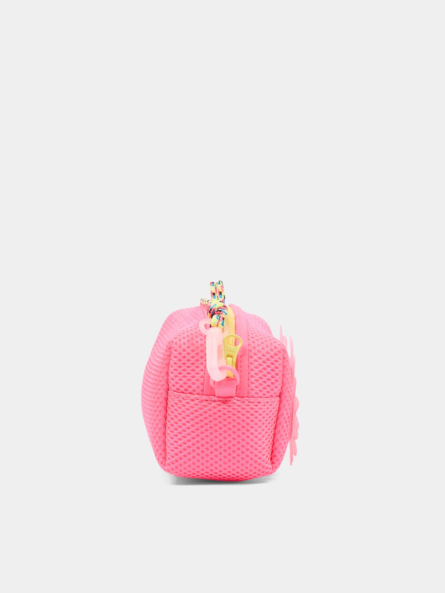 Pochette fucsia per bambina in mesh con margherite,Billieblush,U22033 499