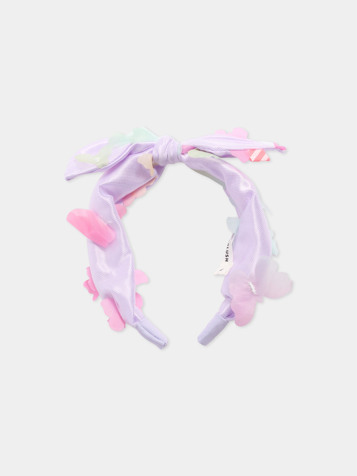 Cerchietto lilla per bambina con farfalle,Billieblush,U22059 Z41