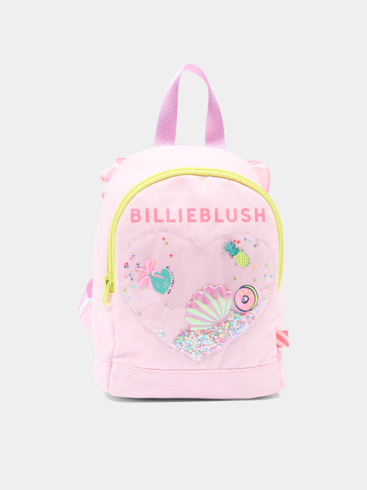 Zaino rosa per neonata con conchiglie,Billieblush,U22080 929