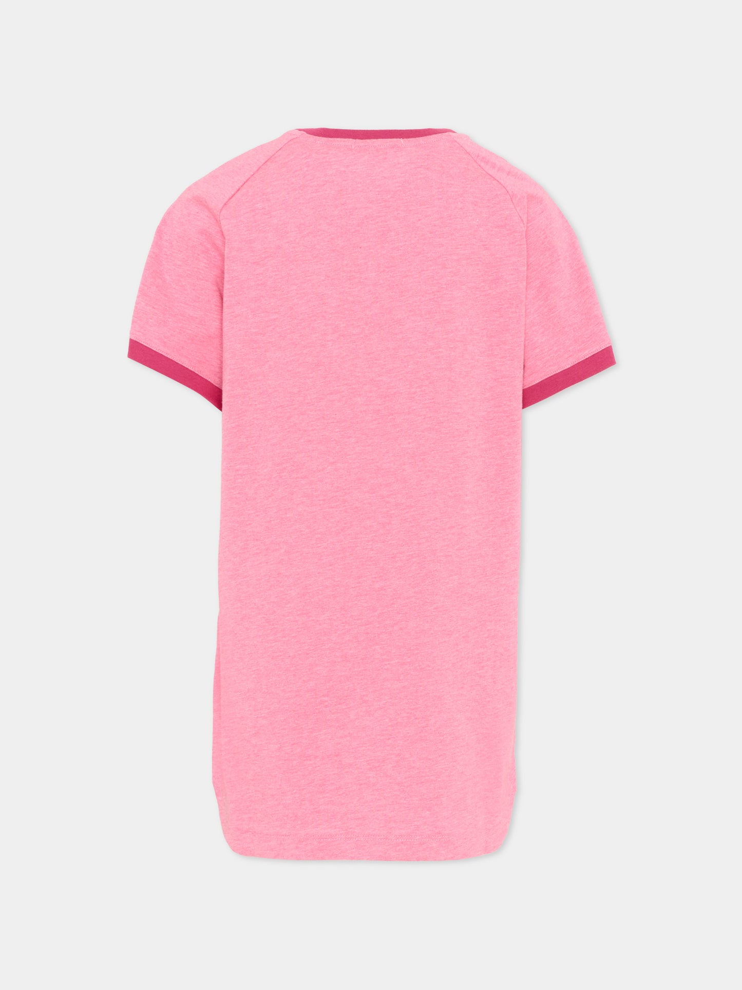 Vestito rosa con logo per bambina,Chloé Kids,C20819 F04