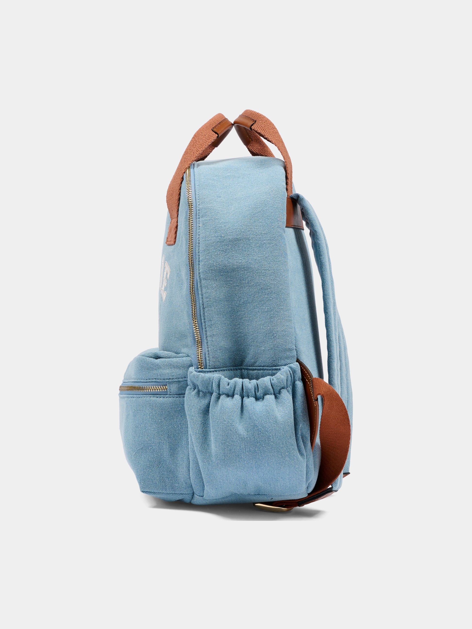 Zaino denim per bambina con logo,Chloé Kids,C20867 Z10