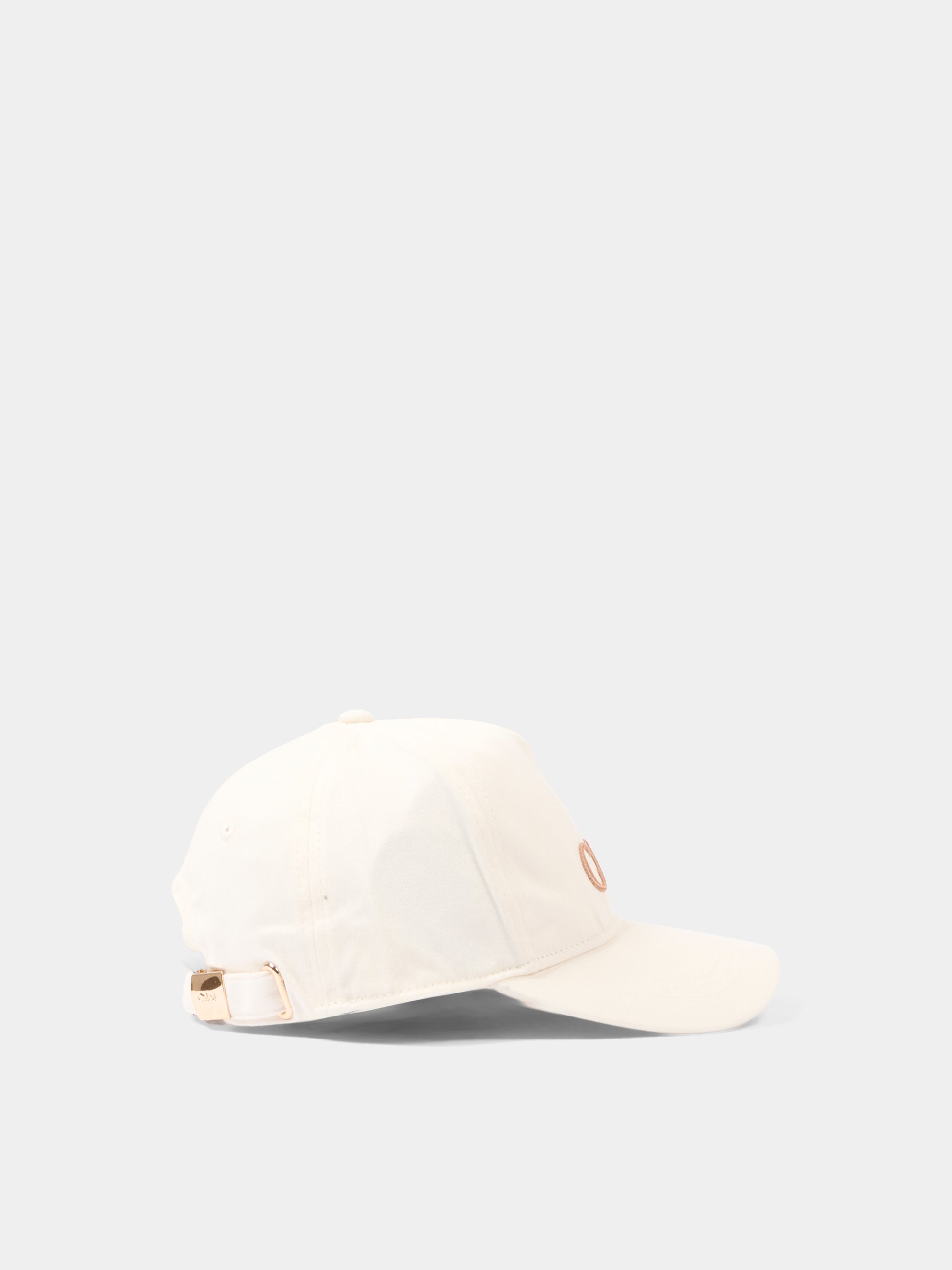 Cappello con visiera bianco per bambina,Chloé Kids,C20871 105
